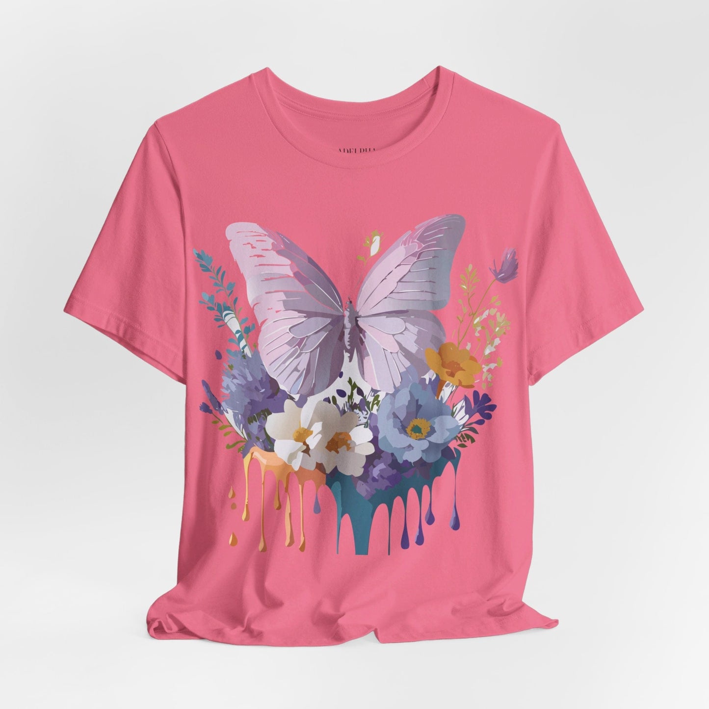 Adelpha Graphic Butterfly Unisex Short Sleeve Graphic Tee Art Design