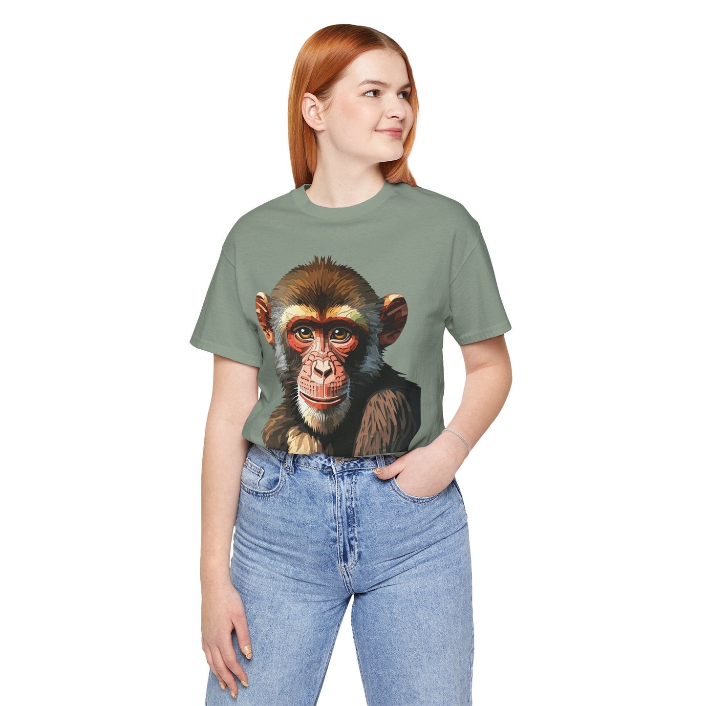 Unisex Animal Tee Shirt With Art Design Wildlife Graphic Gildan Softstyle 64000 Shirt
