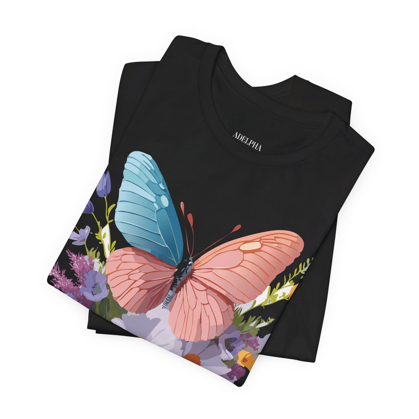 Butterfly Graphic Tee Unisex Adelpha Art Vintage Inspired Short Sleeve Shirt