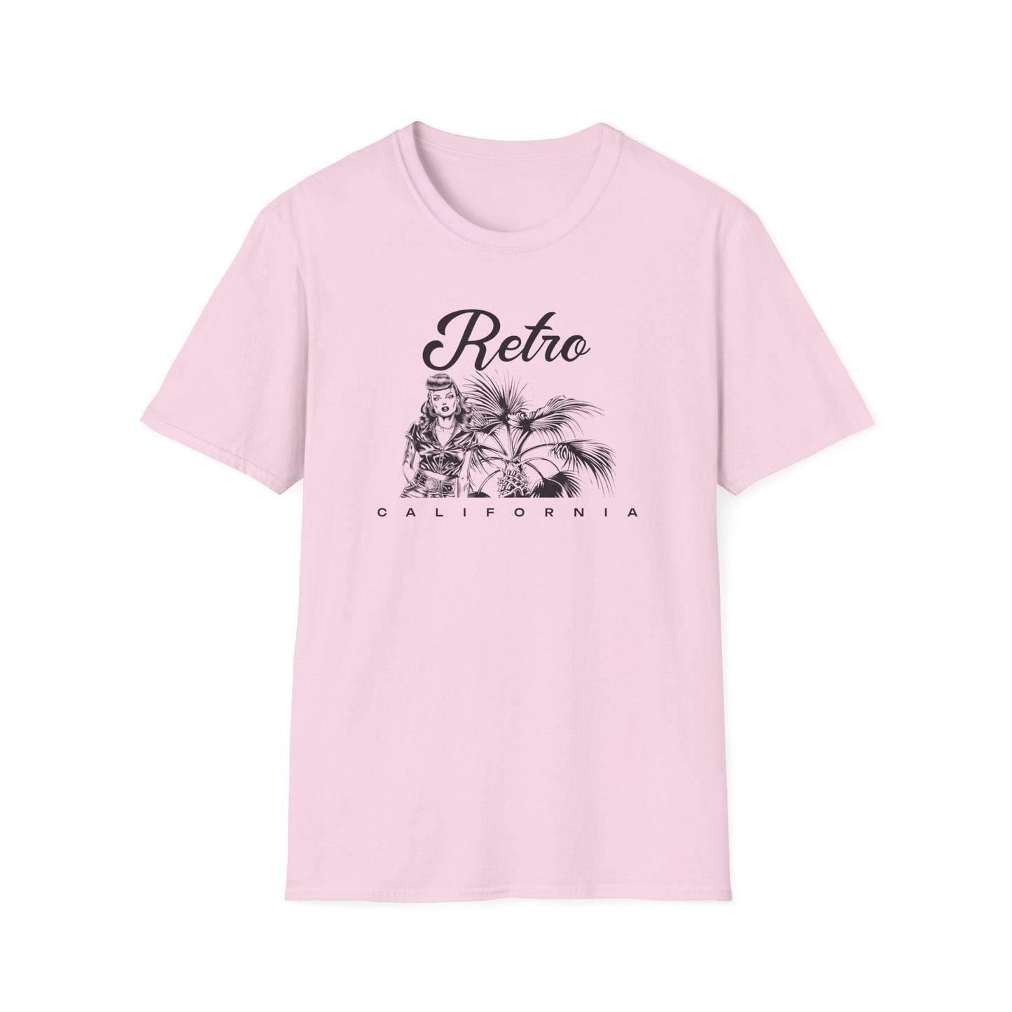 Retro California T-Shirt Unisex Cotton Vintage Palm Beach Graphic Tee