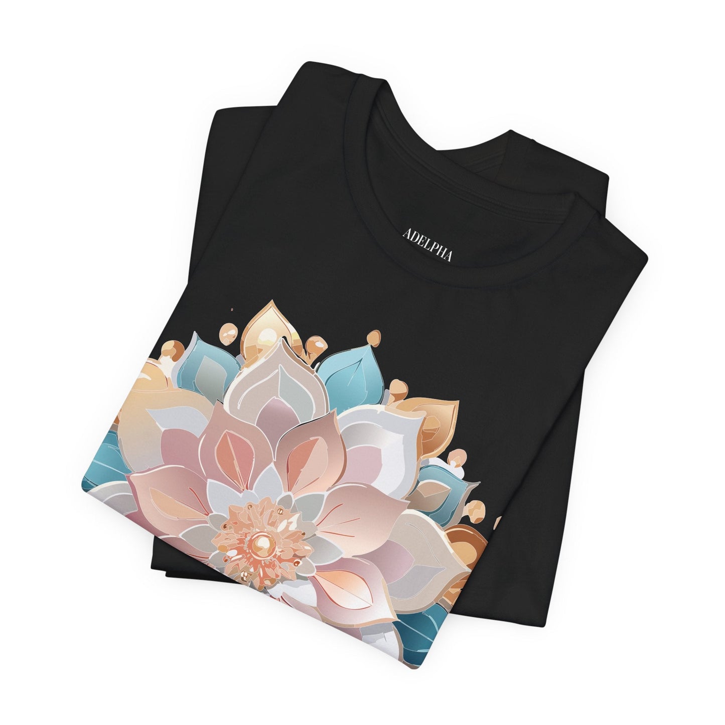 Adelpha Mandala Graphic Tee Unisex Jersey Short Sleeve Vintage Inspired Artwork Edition