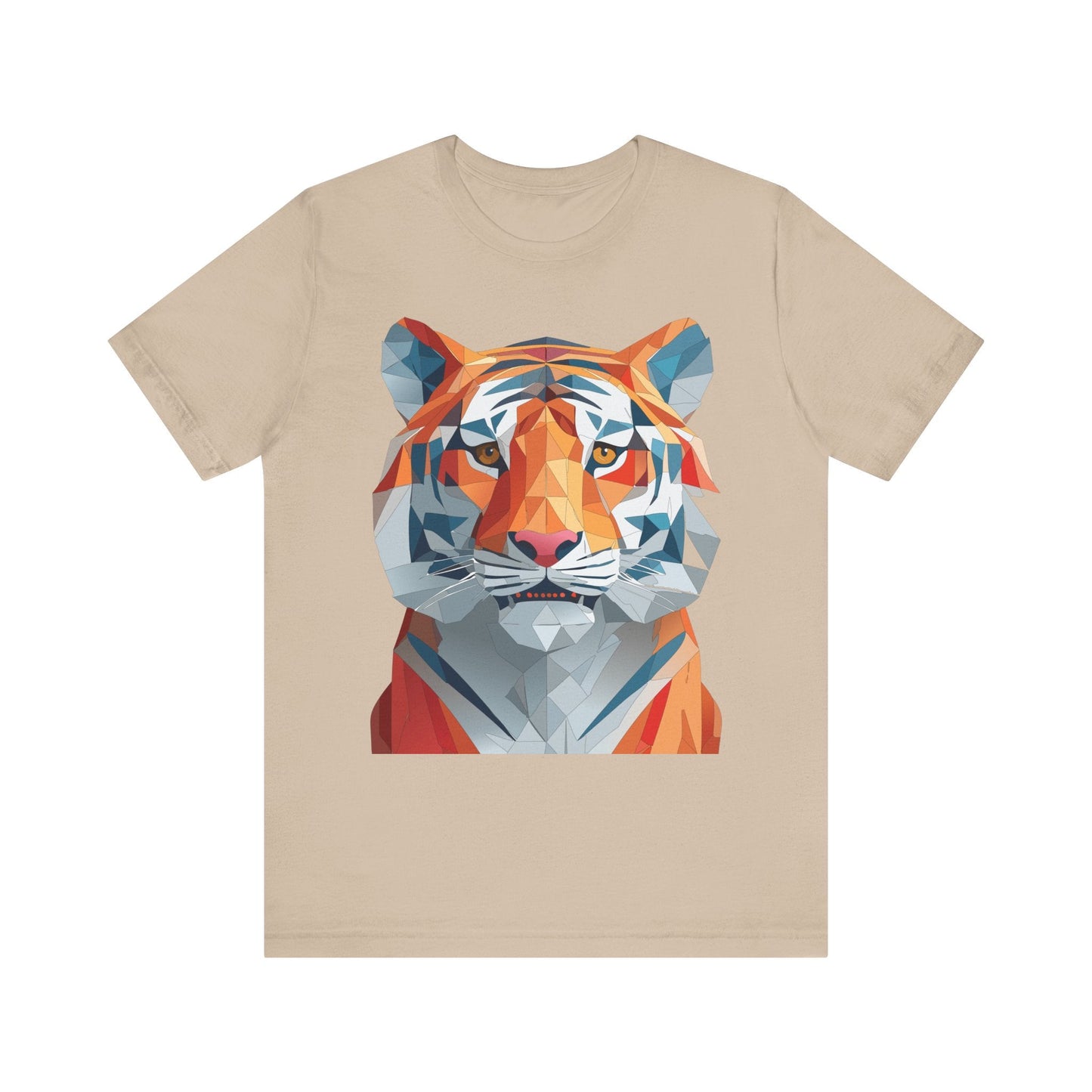 Unisex Animal Shirt With Art Design And Wildlife Theme Short Sleeve Tee For Everyday Wear