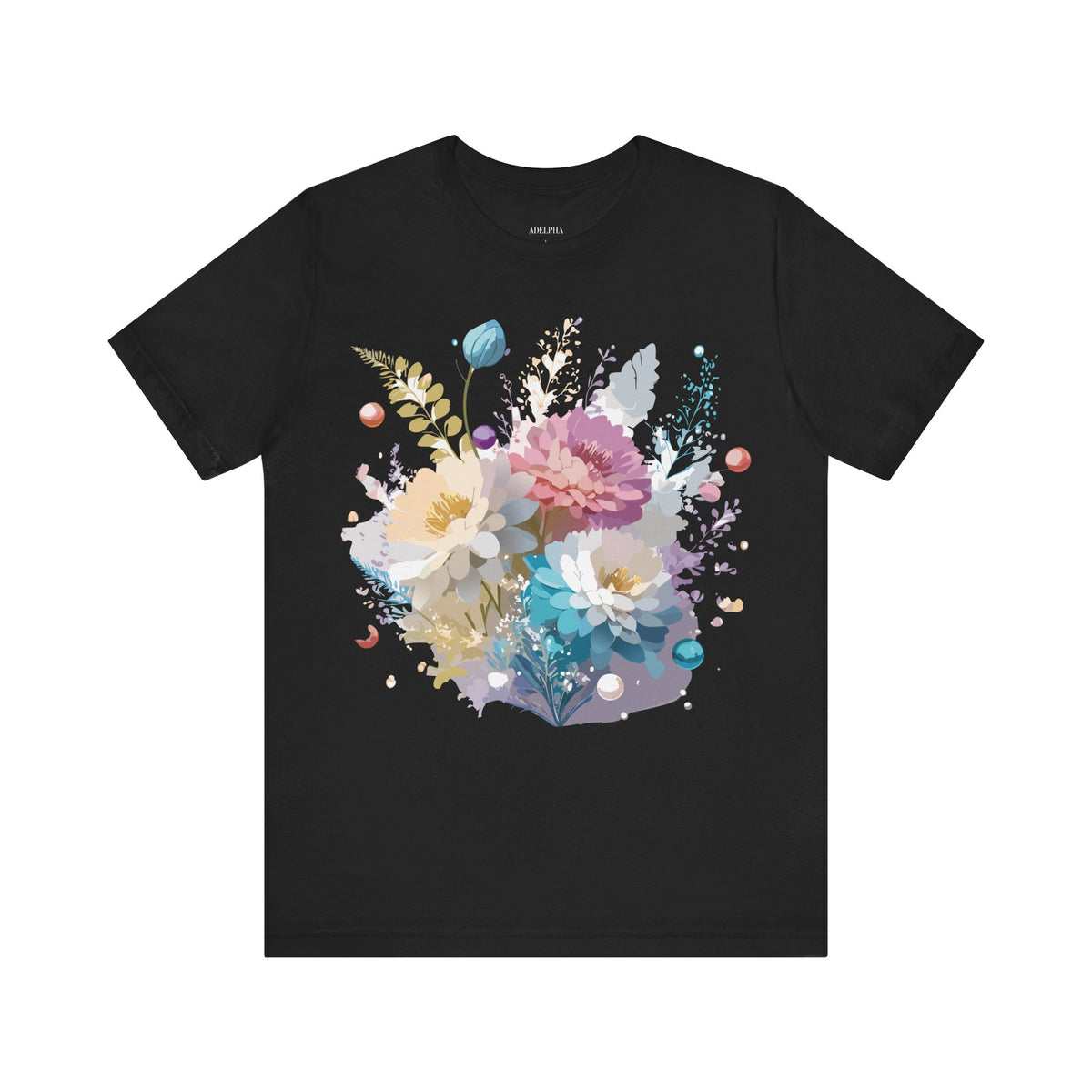 Floral Graphic Tee Shirt - Bella+Canvas Unisex 100 Cotton 7