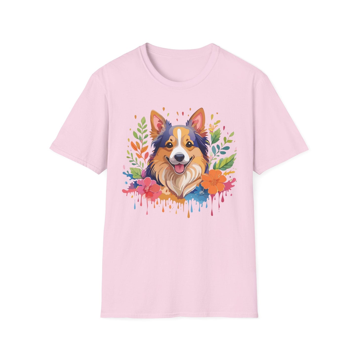Dog Shirt Unisex Animal Tee Softstyle Gildan 64000 Cotton Tee