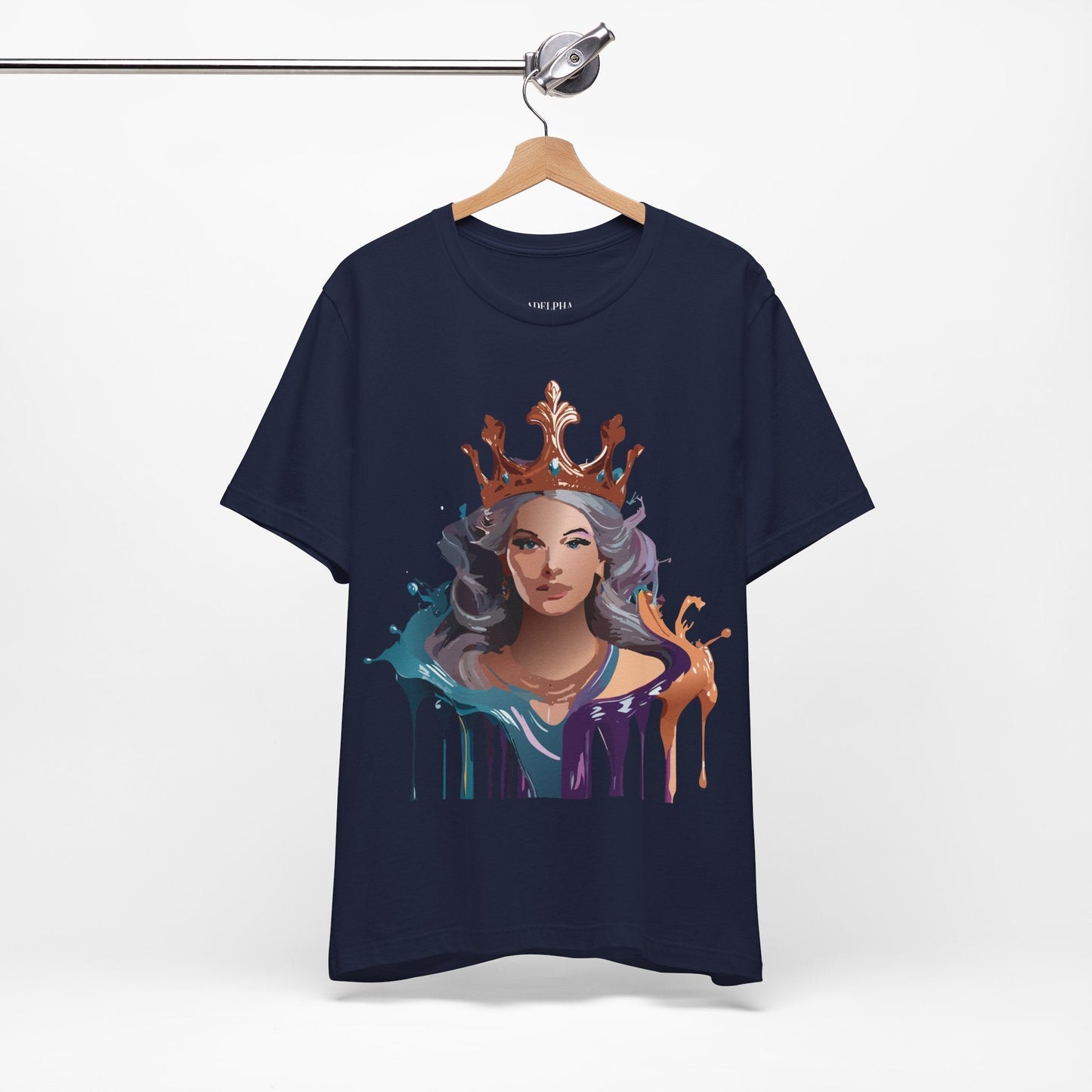 Queen Graphic Tee By Adelpha Art Design Unisex Short Sleeve Vintage Inspired Shirt