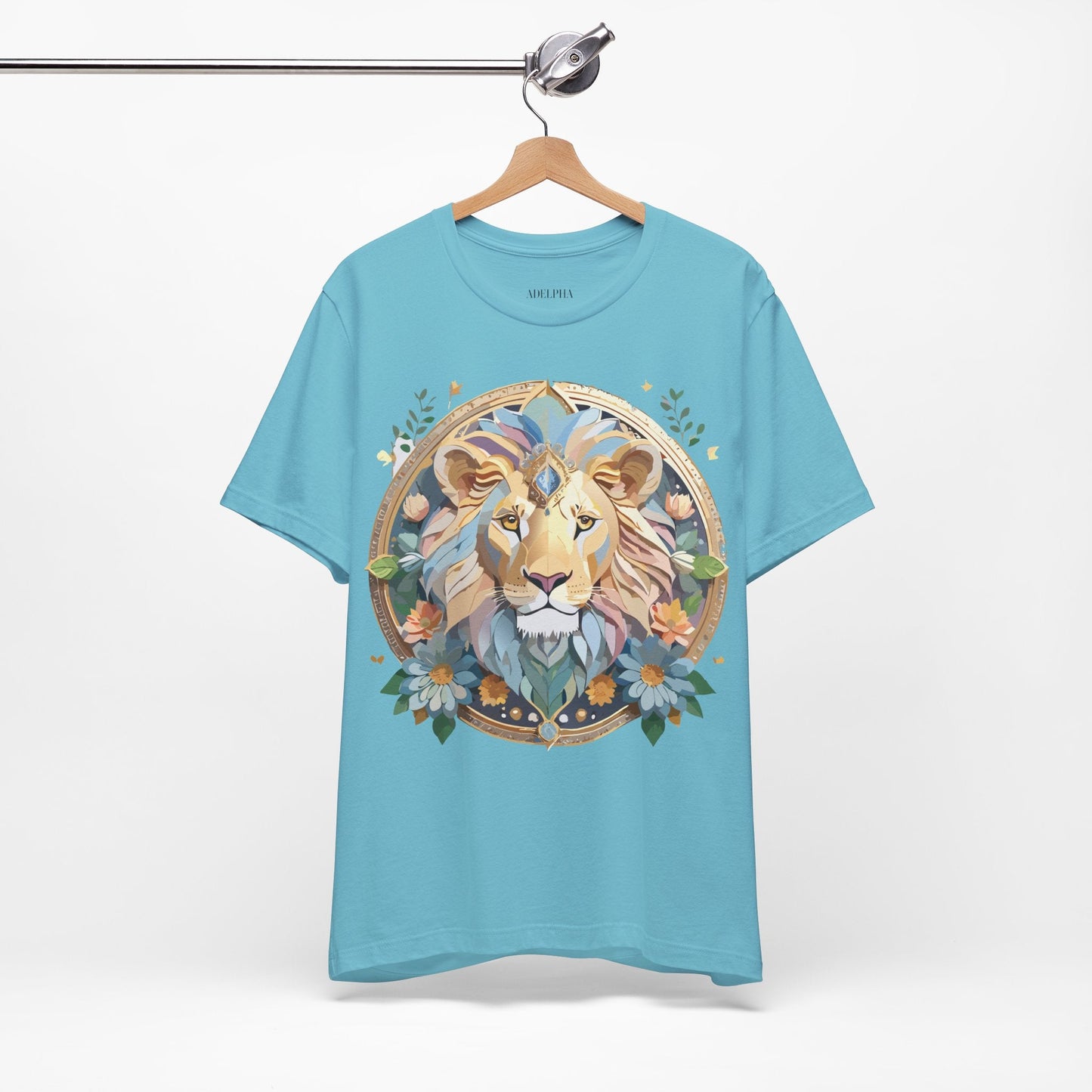 Medallion Graphic Unisex 100 Cotton Vintage Animal Medal Artwork Tee 3