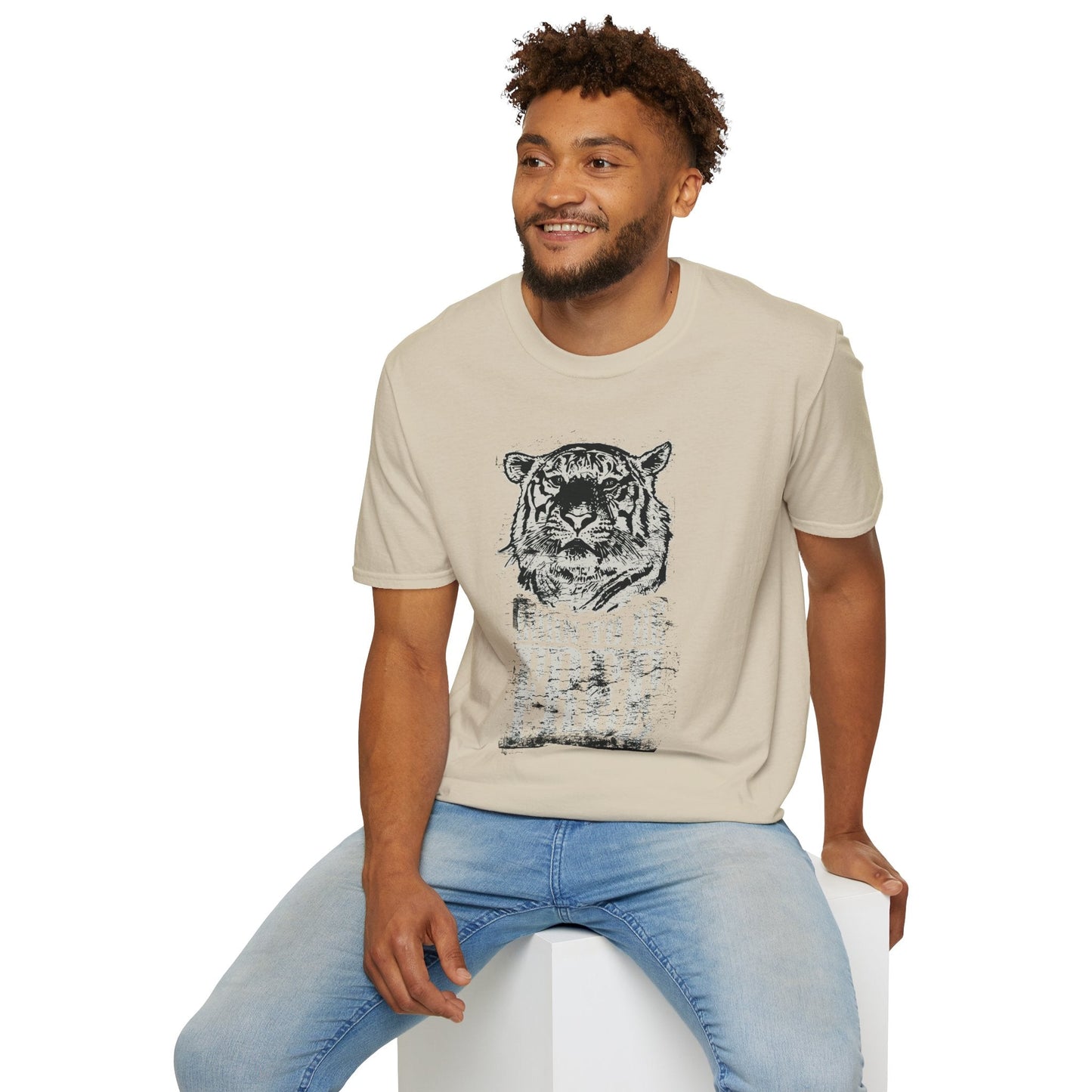 Art Design Shirt With Graphic Art Unisex Softstyle Tee 100 Percent Ring Spun Cotton