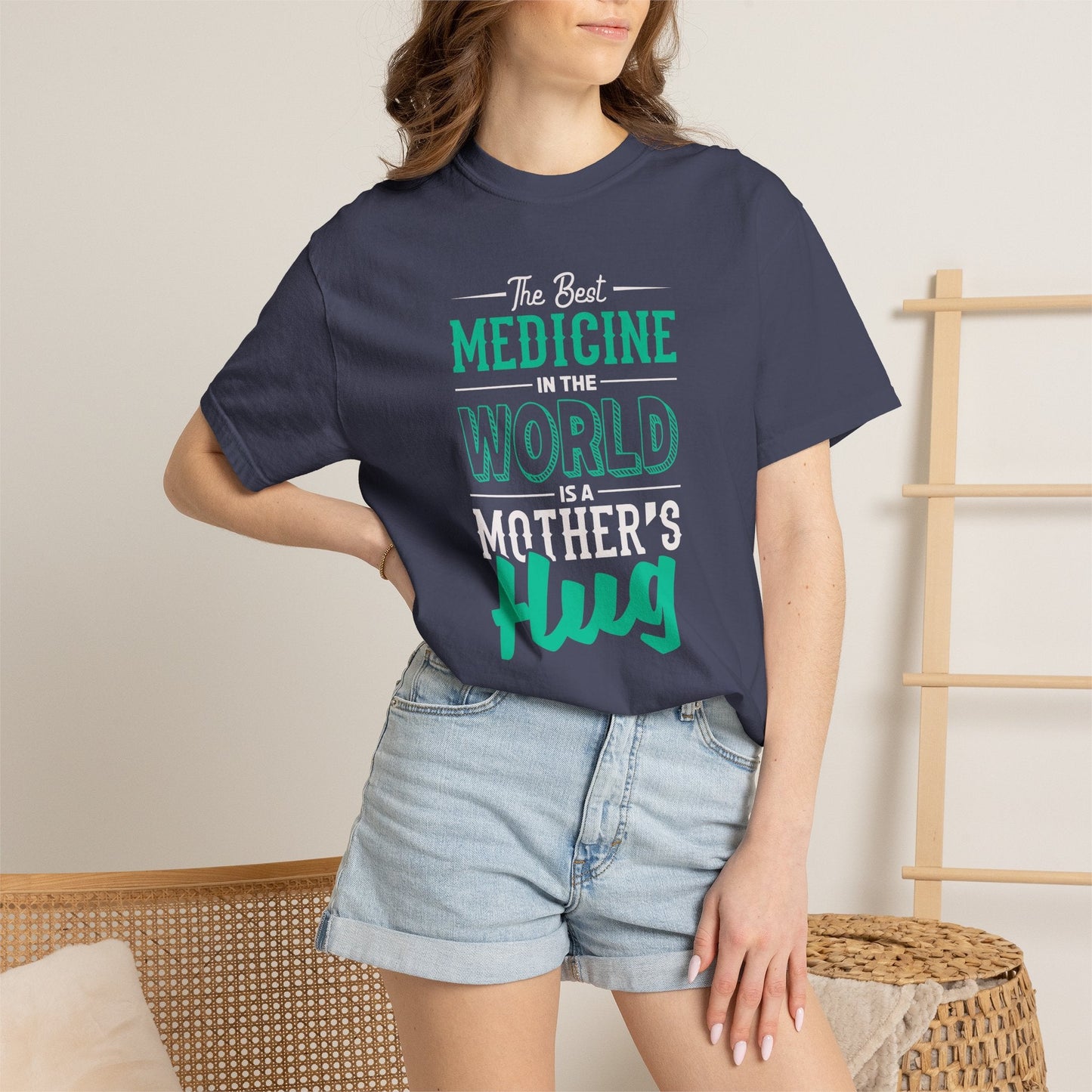 Mom T-shirt Mother Day Mama Tee Unisex Comfort Colors Garment-Dyed Cotton h51