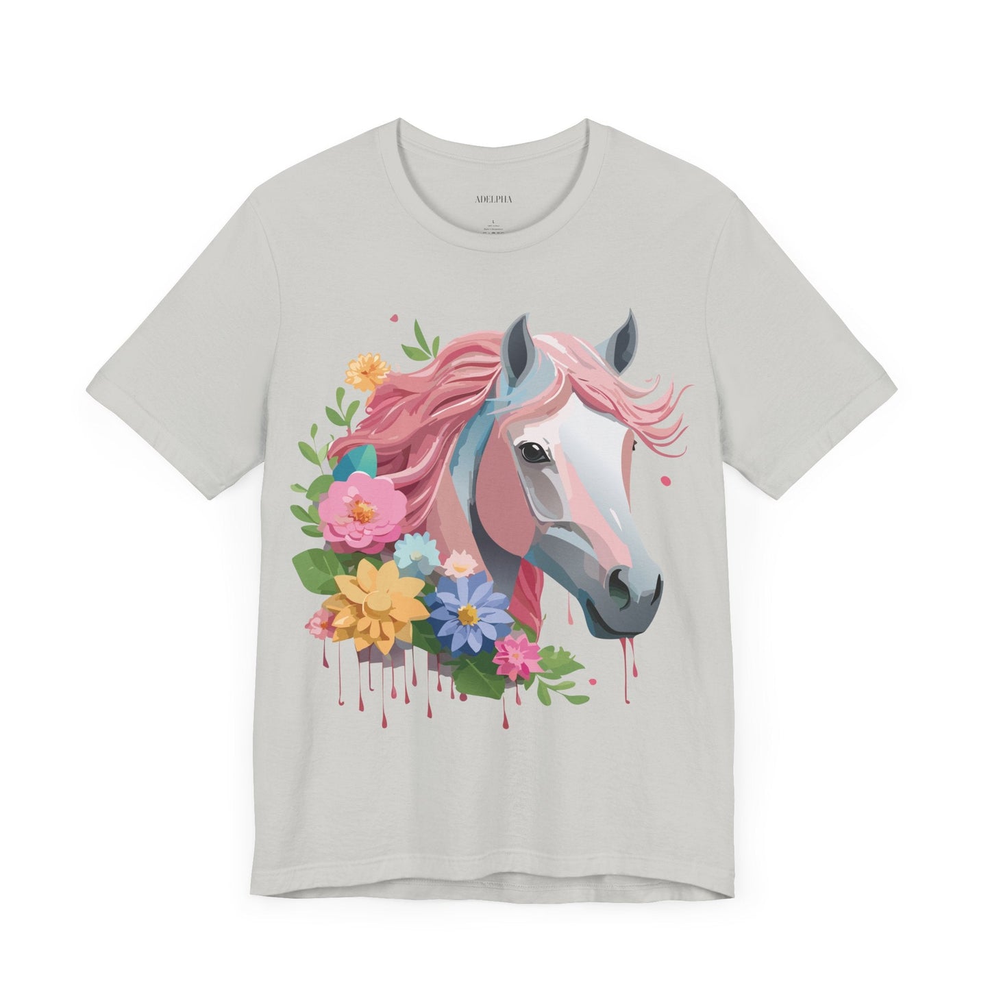 Horse Graphic Unisex 100 Cotton Vintage Animal Art T-Shirt 1