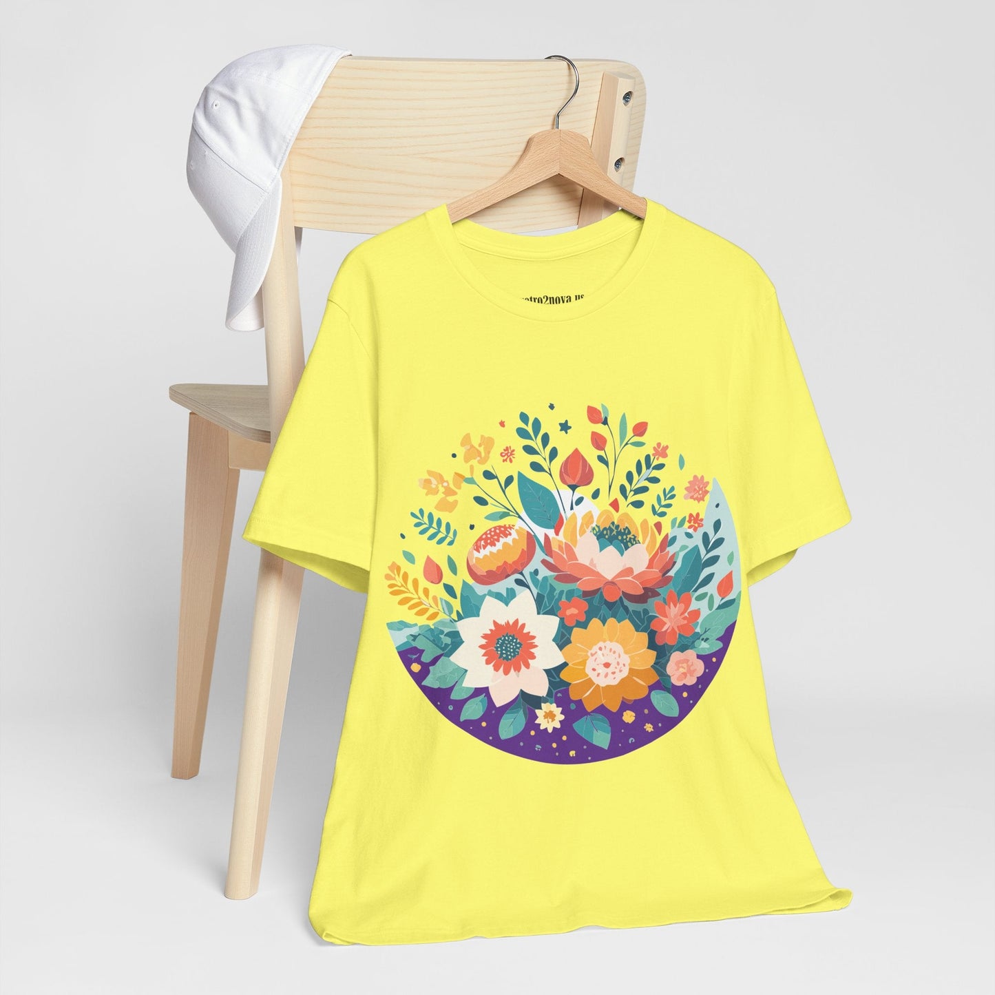 Flowers Shirt Floral Shirt Unisex Jersey Short Sleeve Tee Breathable Fabric Free Shipping