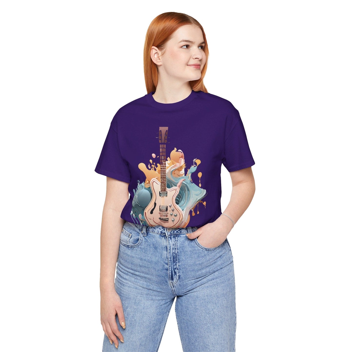 Adelpha Vintage Inspired Graphic Tee Unisex Jersey Short Sleeve Music Design Collectible
