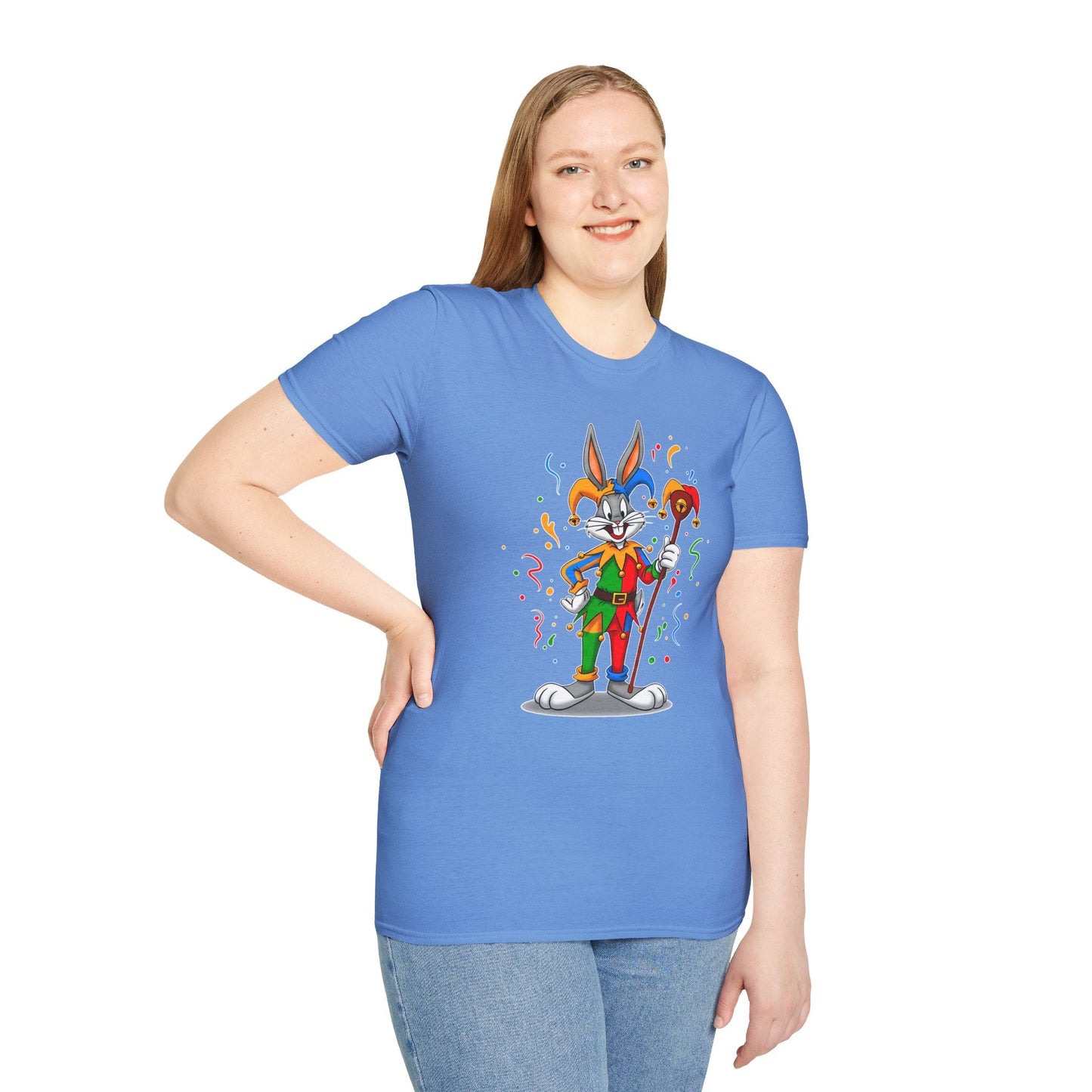 Bugs Bunny Shirt Unisex Short Sleeve T Shirt Cartoon On T Shirt Animation Tee Gildan Softstyle 64000