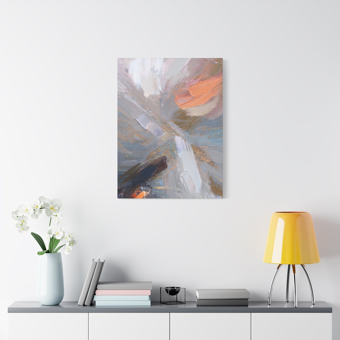 Abstract Pastel Painting Print Canvas 20x24,20x30,24x30 24x32,24x36,30x40 32x48,36x48,40x60 Pine-Wood Inner Frame ABS-89