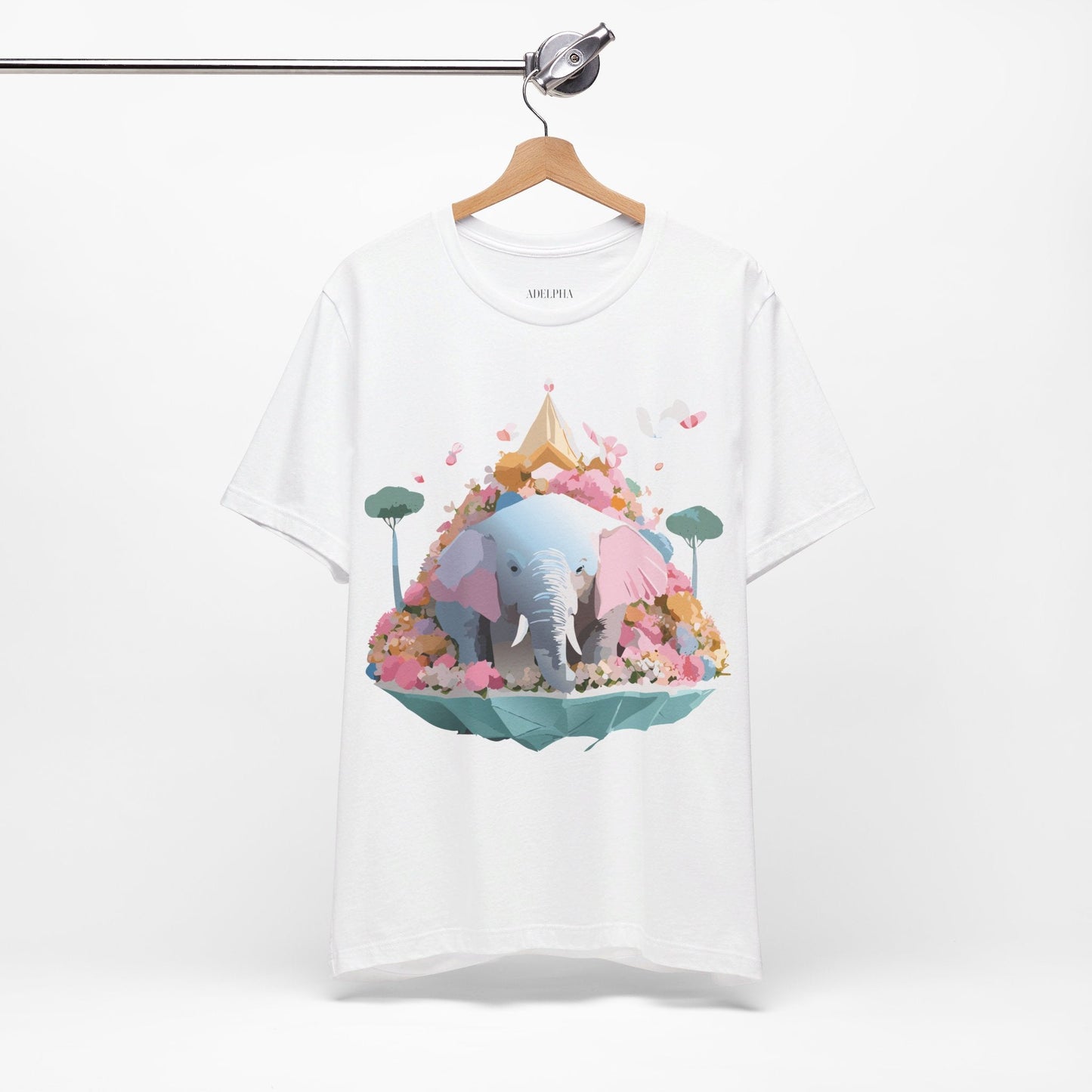 Elephant Graphic Unisex 100 Cotton Jersey Vintage Art Design Tee 19