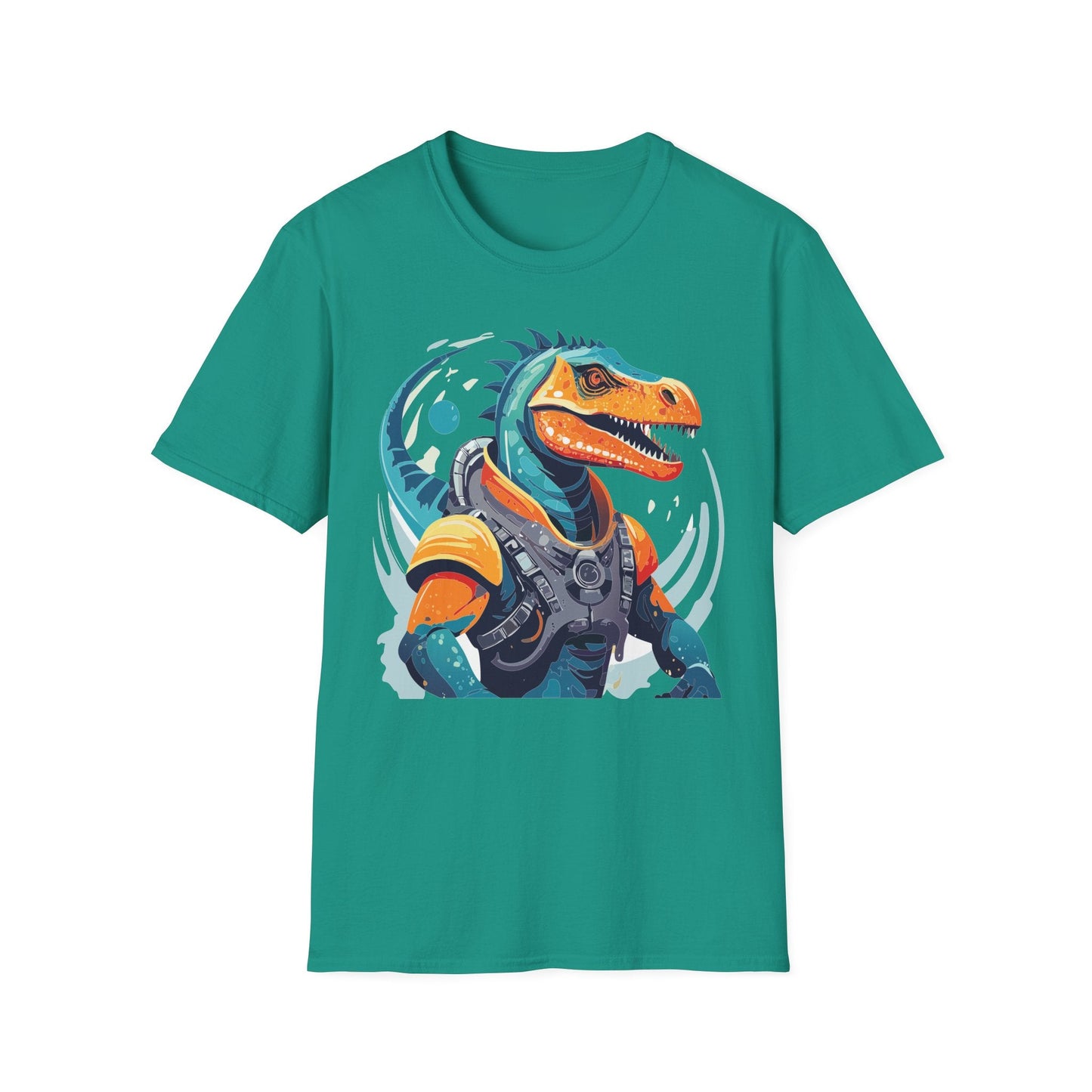 Alien Graphic Unisex Cotton Softstyle UFO Artwork Tee 10