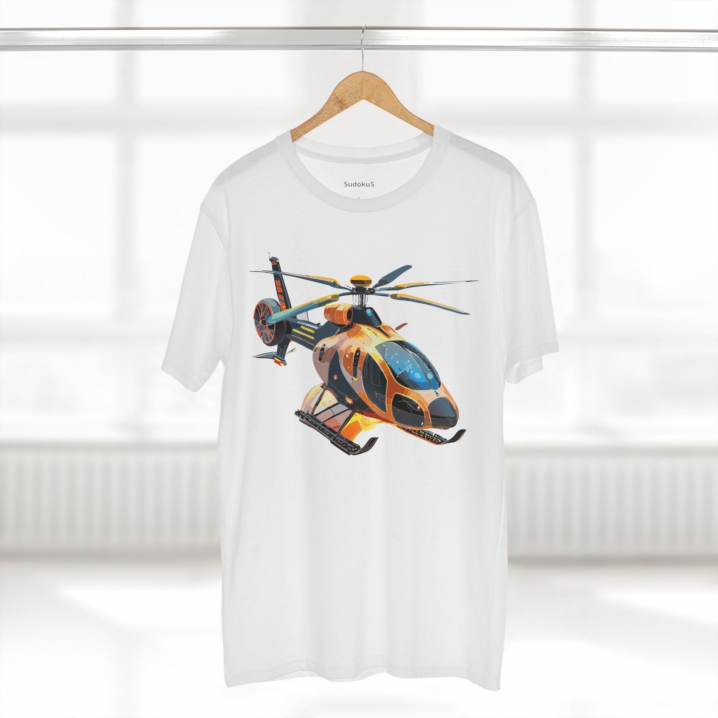 Chopper Graphic Unisex 100 Cotton Staple Tee 6