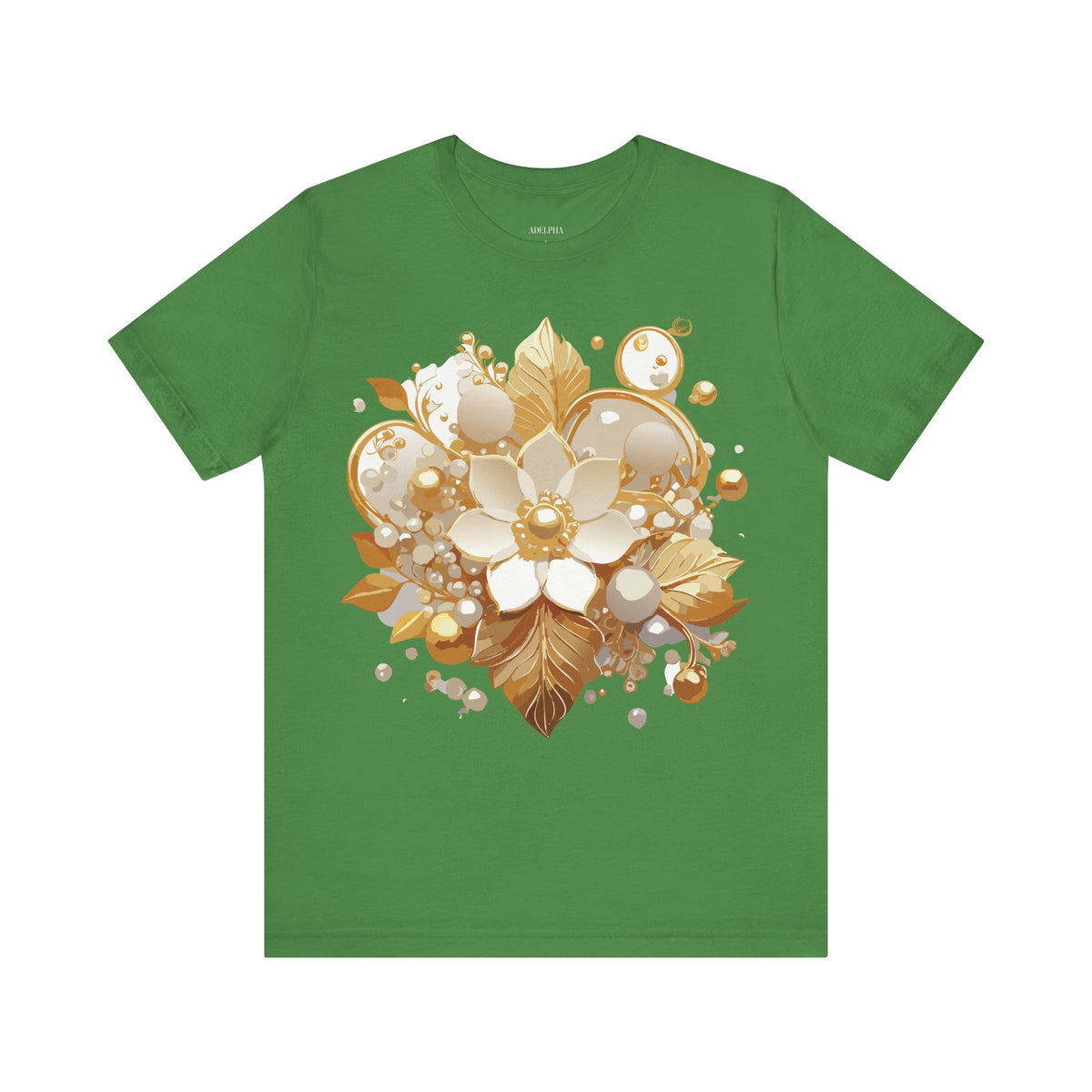 Jewelry Graphic Unisex Cotton Bella+Canvas Tee with Art Design n134