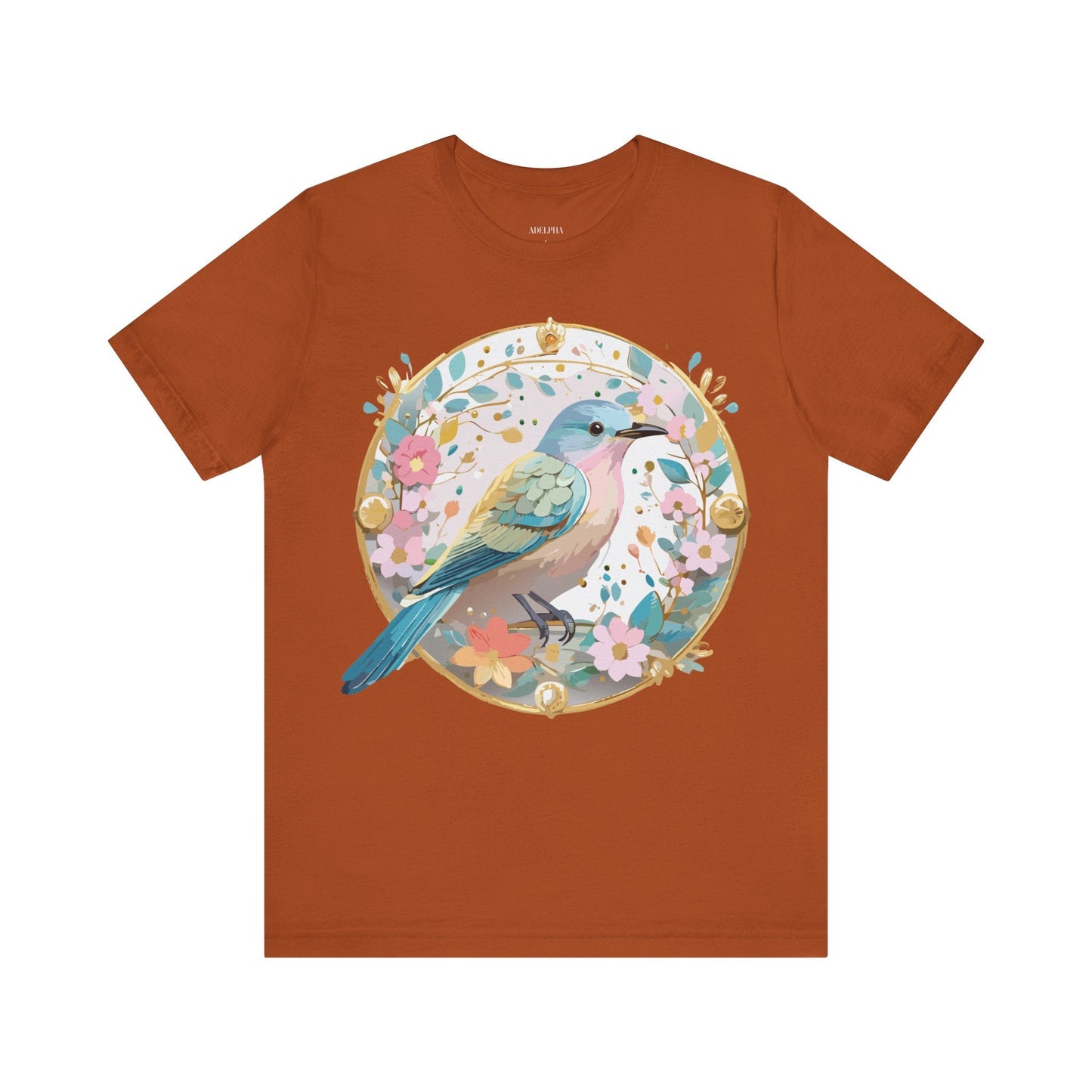 Adelpha Medallion Graphic T Shirt Unisex Short Sleeve Vintage Inspired Artwork Tee