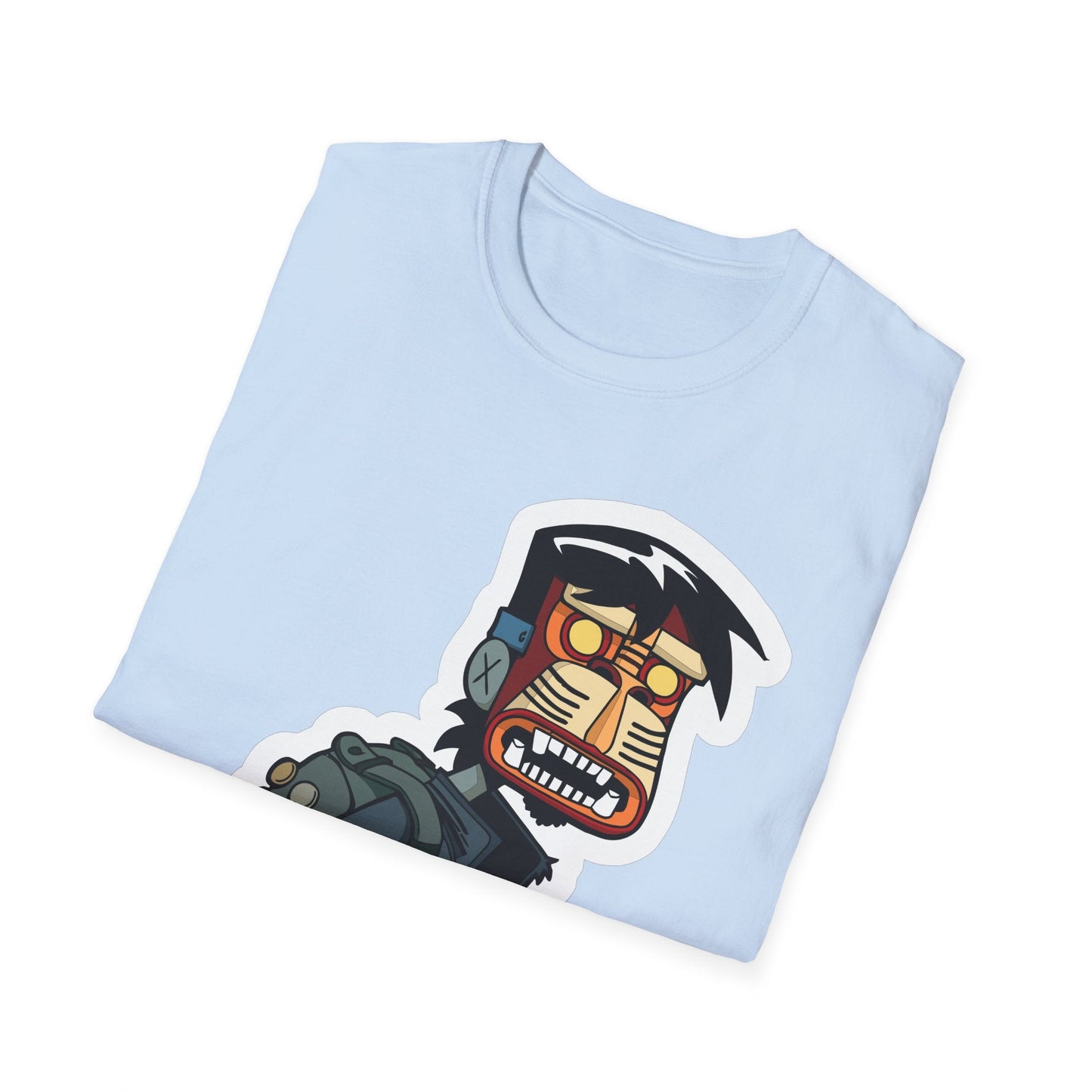 Cartoon T Shirt Animation T Shirt Funny Tee Shirt Unisex Short Sleeve Softstyle Cotton Tee 64000