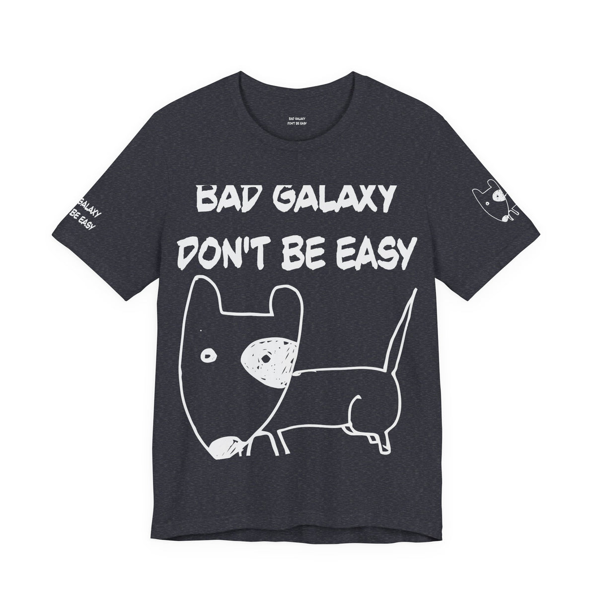 Funny Dog Graphic Unisex Cotton Bella+Canvas Tee with Art Design b91