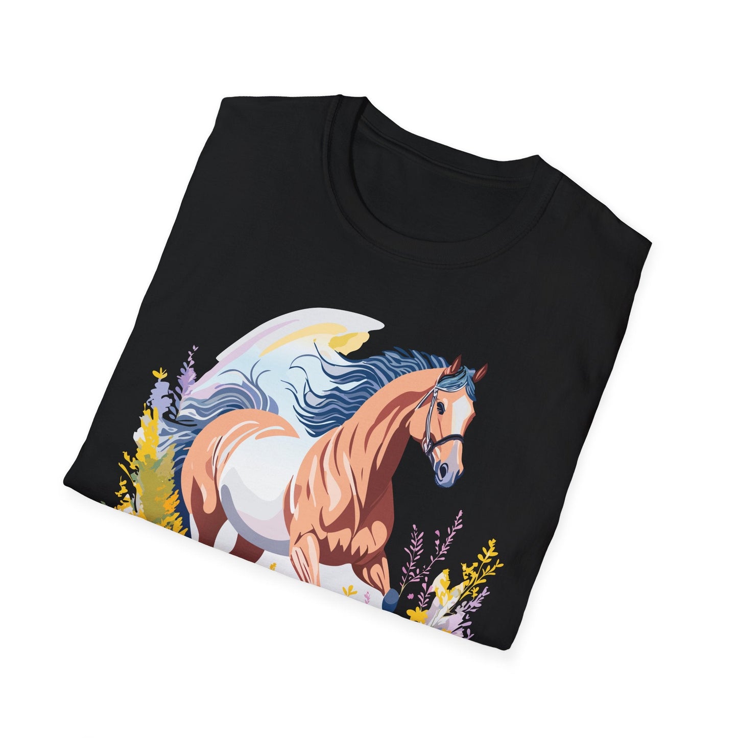 Horse Shirt Unisex Gildan Softstyle Tee 100 Ring Spun Cotton