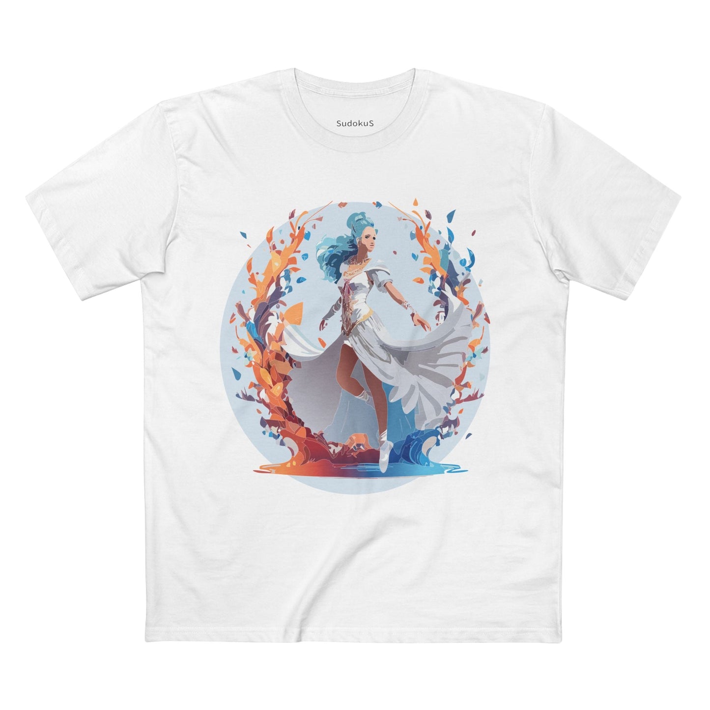 Dancer Graphic Unisex 100 Cotton Staple Tee 16