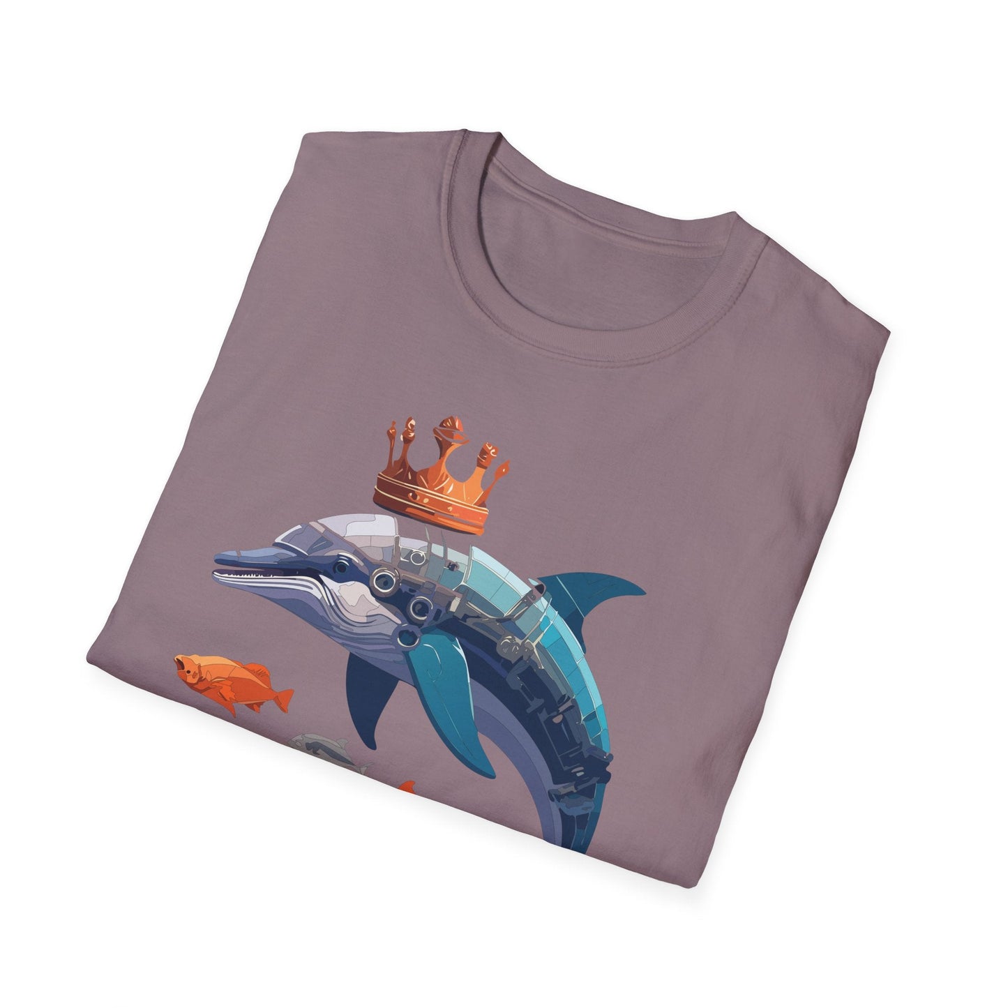 Dolphin Shirt Unisex Softstyle Short Sleeve Tee Gildan 64000 100 Percent Ring Spun Cotton