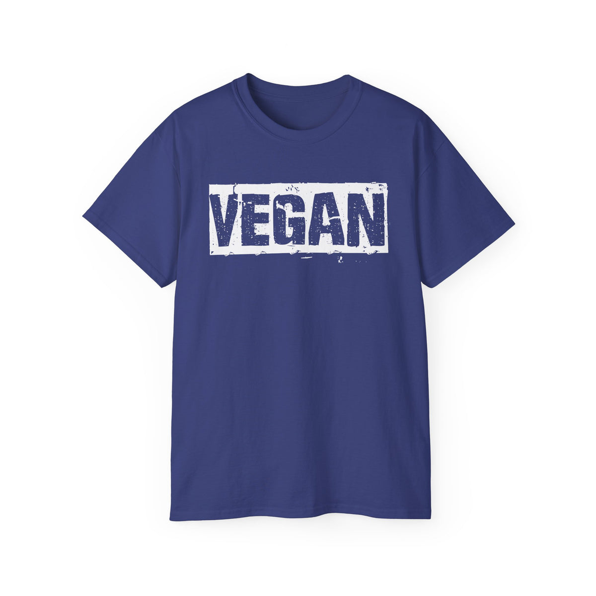 Vegan Block Stamp Tee | Bold Text Graphic T-Shirt