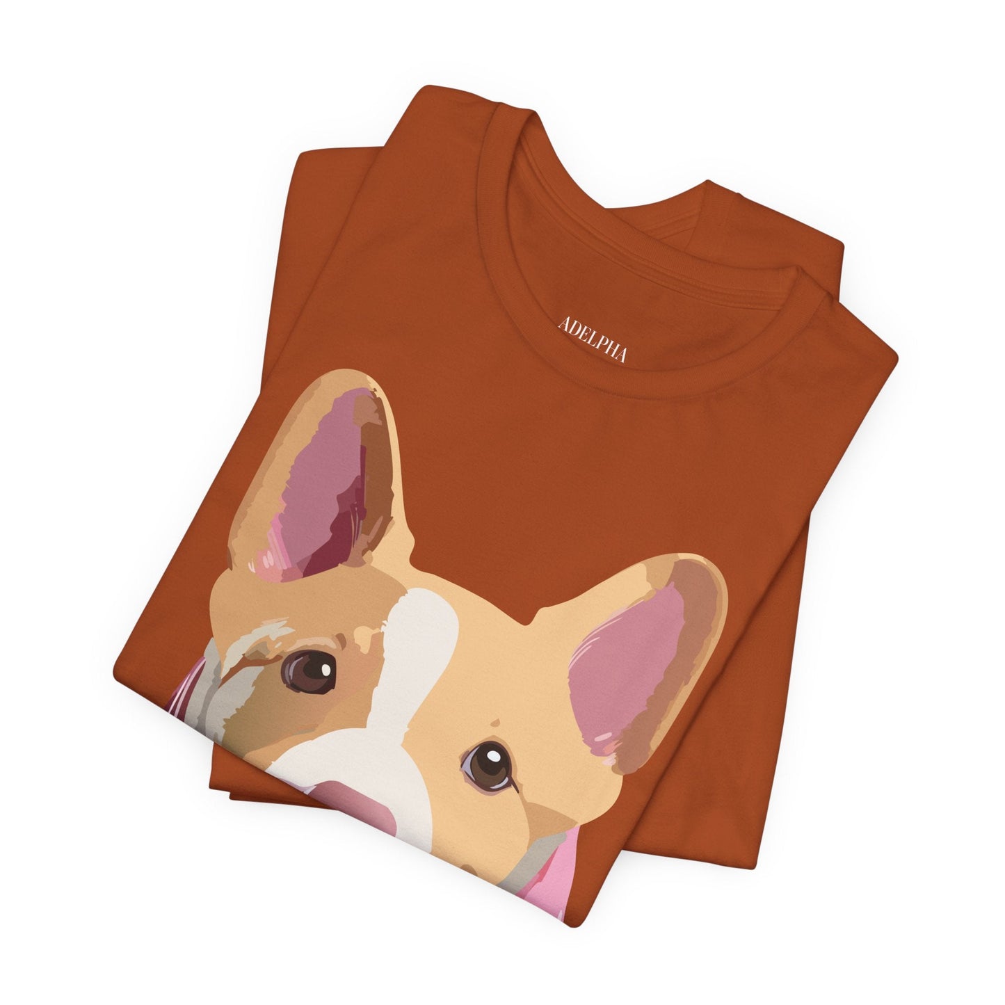 Adelpha Graphic Dog Shirt Unisex Vintage Inspired Tee Short Sleeve Comfort Wear Everyday