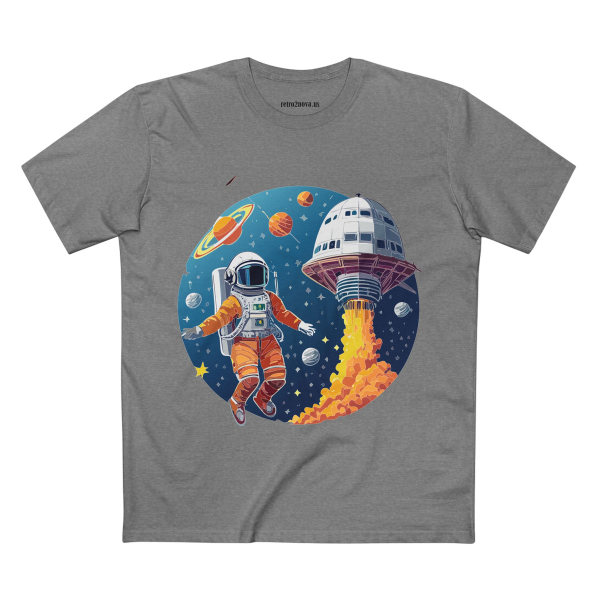 Cosmos Astronaut Graphic Tee Staple Unisex 100 Cotton Tee Shirt - CS-19