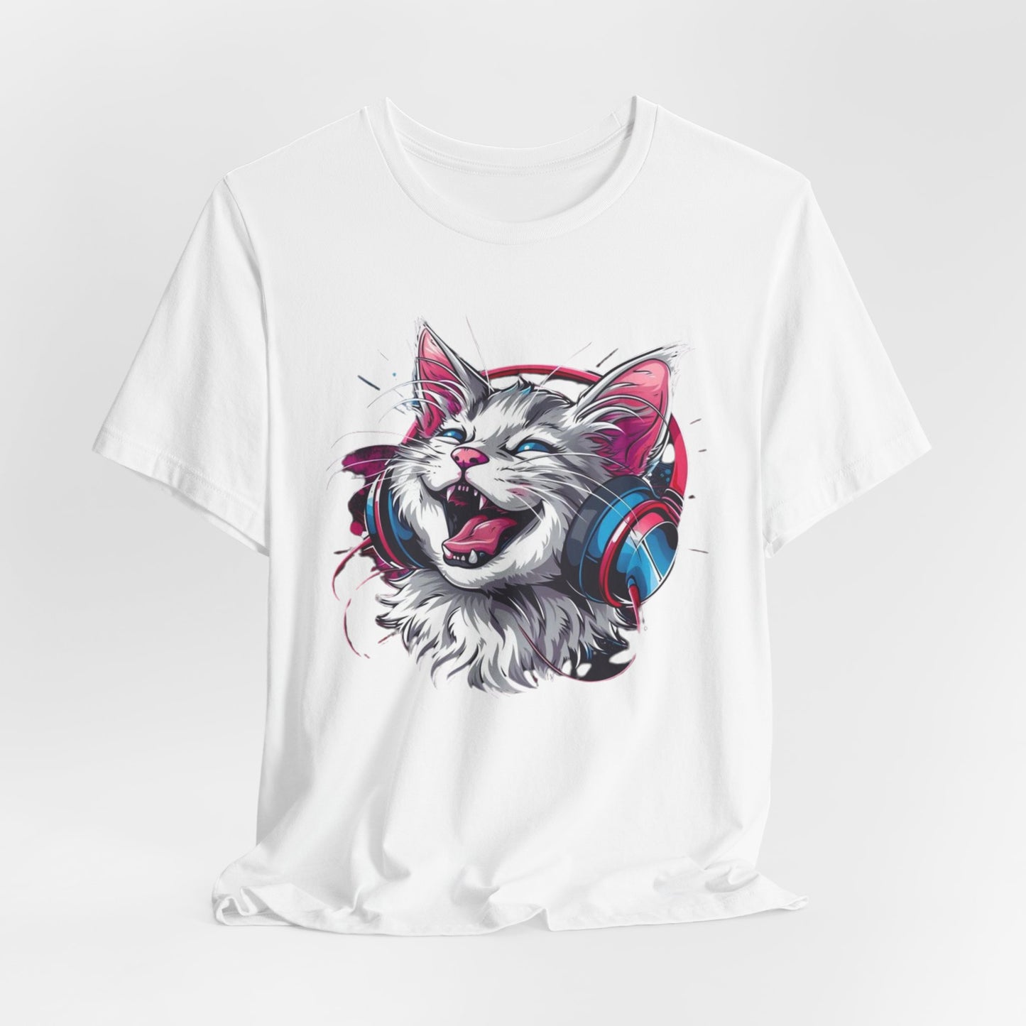 Gina Cartoon Cat Tee Shirt, Funny Cat T-Shirt, Pet Shirt, Animal Tees, Funny Animal T-Shirt, Graphic Tee