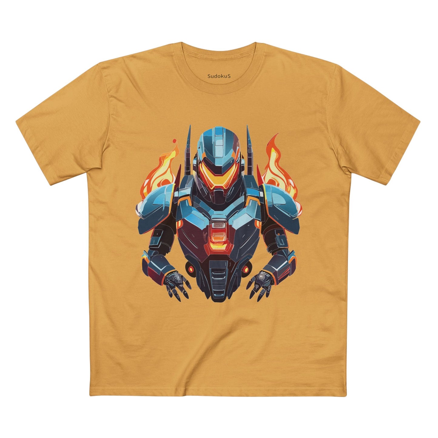Cyborg Robot Graphic Unisex 100 Cotton Staple Tee 20