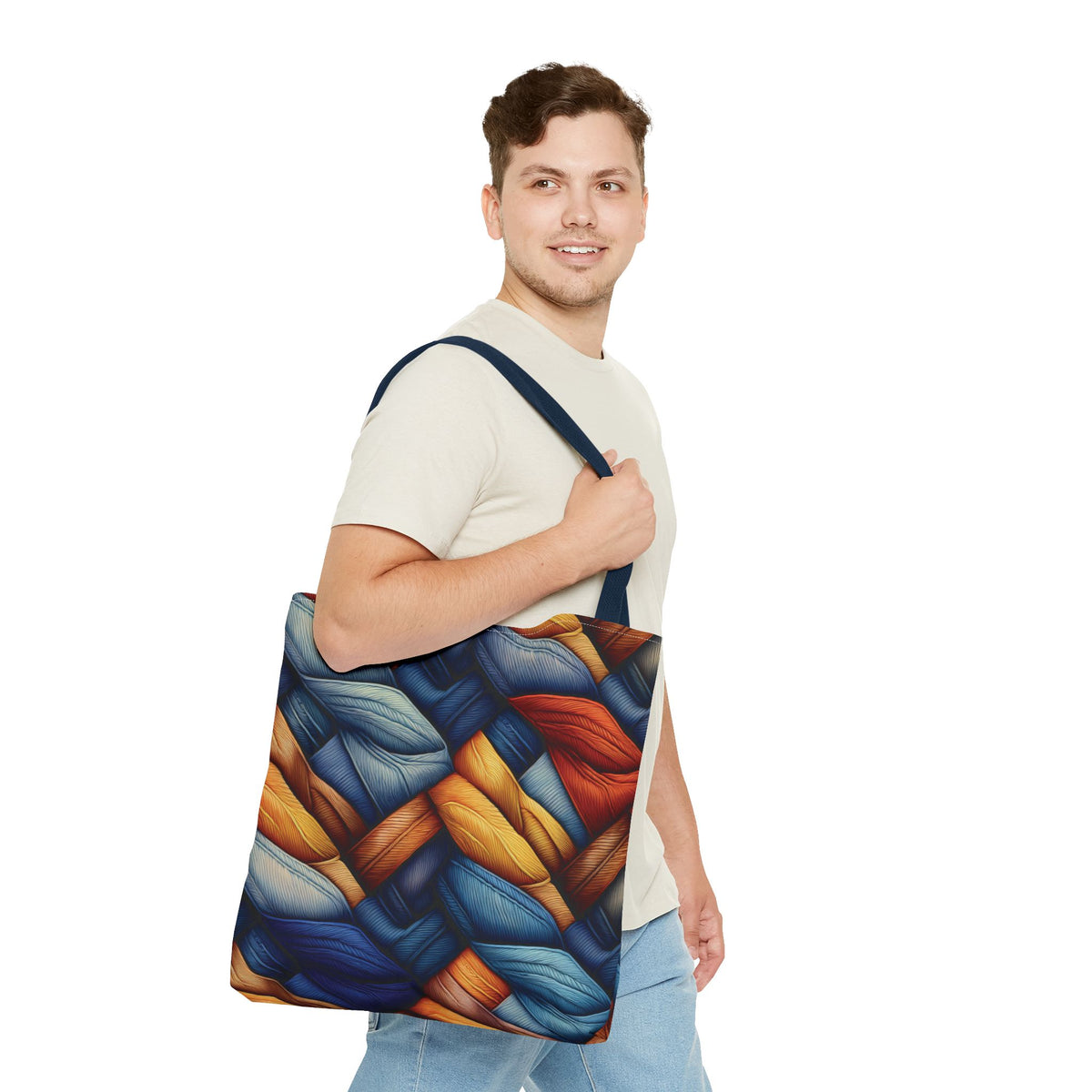 Denim Canvas Bag, Tote Bag Denim