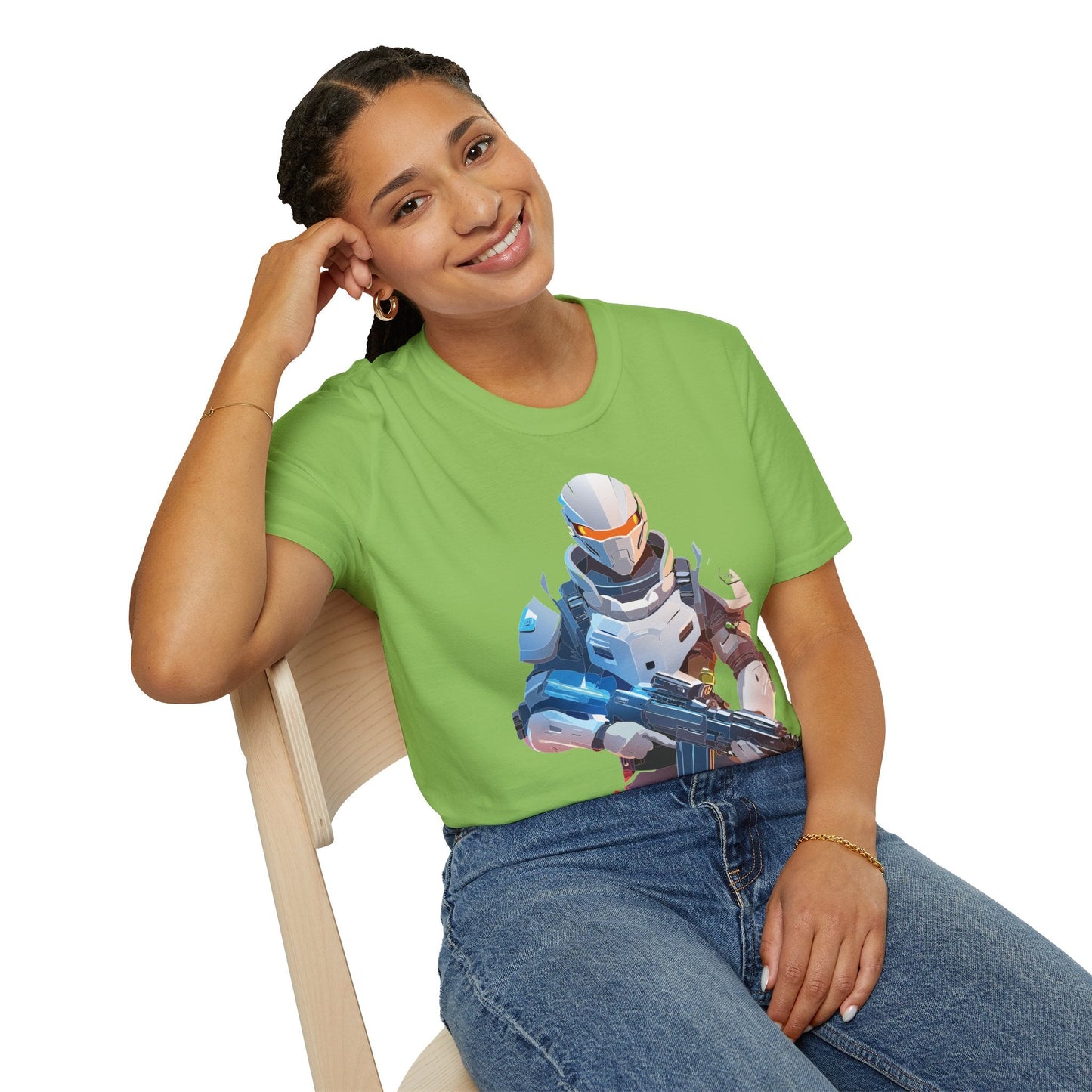 Robocop T Shirt Unisex Softstyle Ring Spun Cotton Tee With Robocop Art Design Premium Comfort