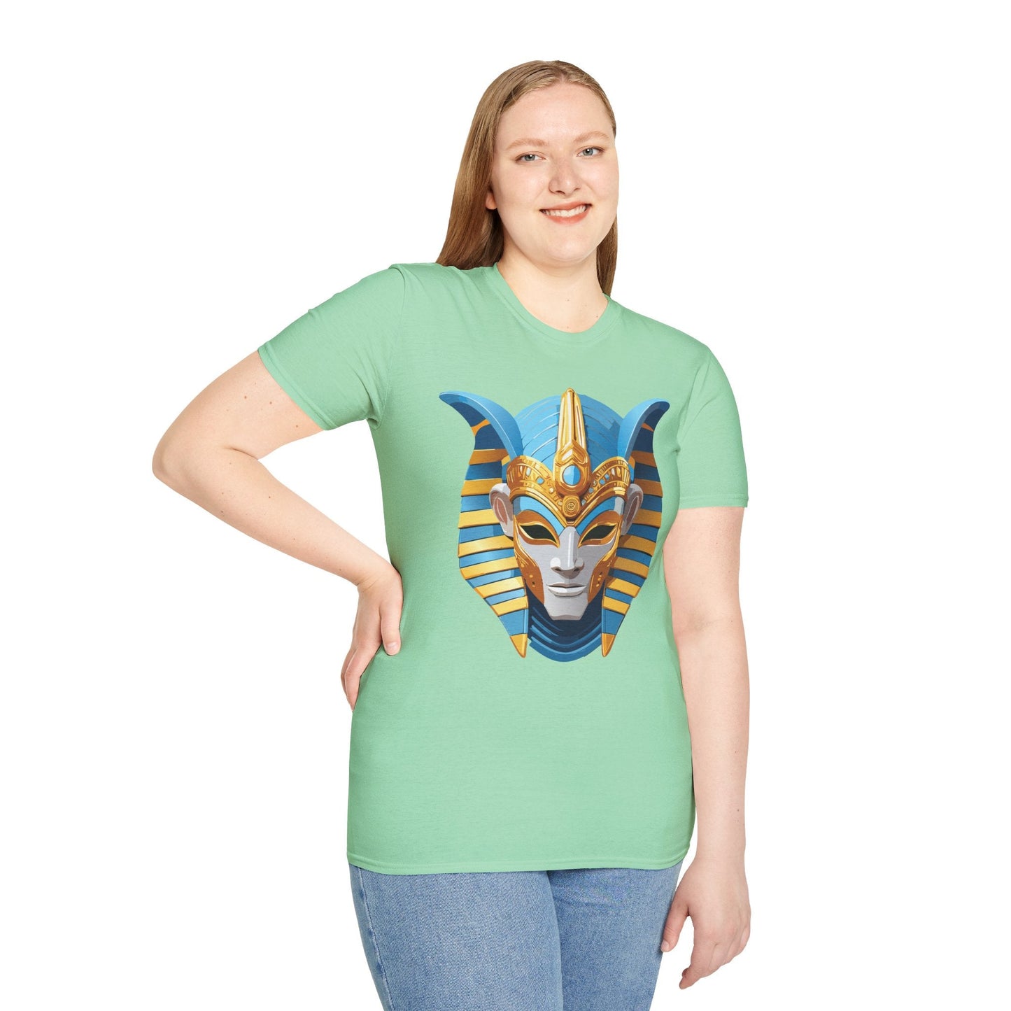 Mask Tee Shirt Unisex Masquerade Tee Gildan Softstyle 64000 100 Percent Cotton Breathable