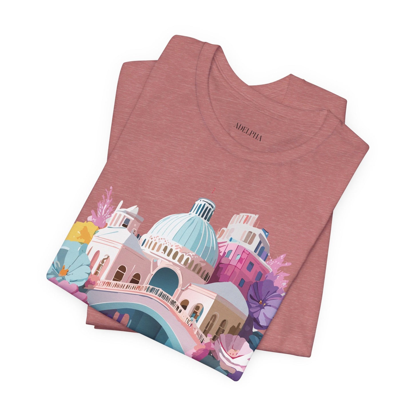 Venice Inspired Tourist Shirt Unisex Graphic Tee Adelpha Vintage Artwork Design Art