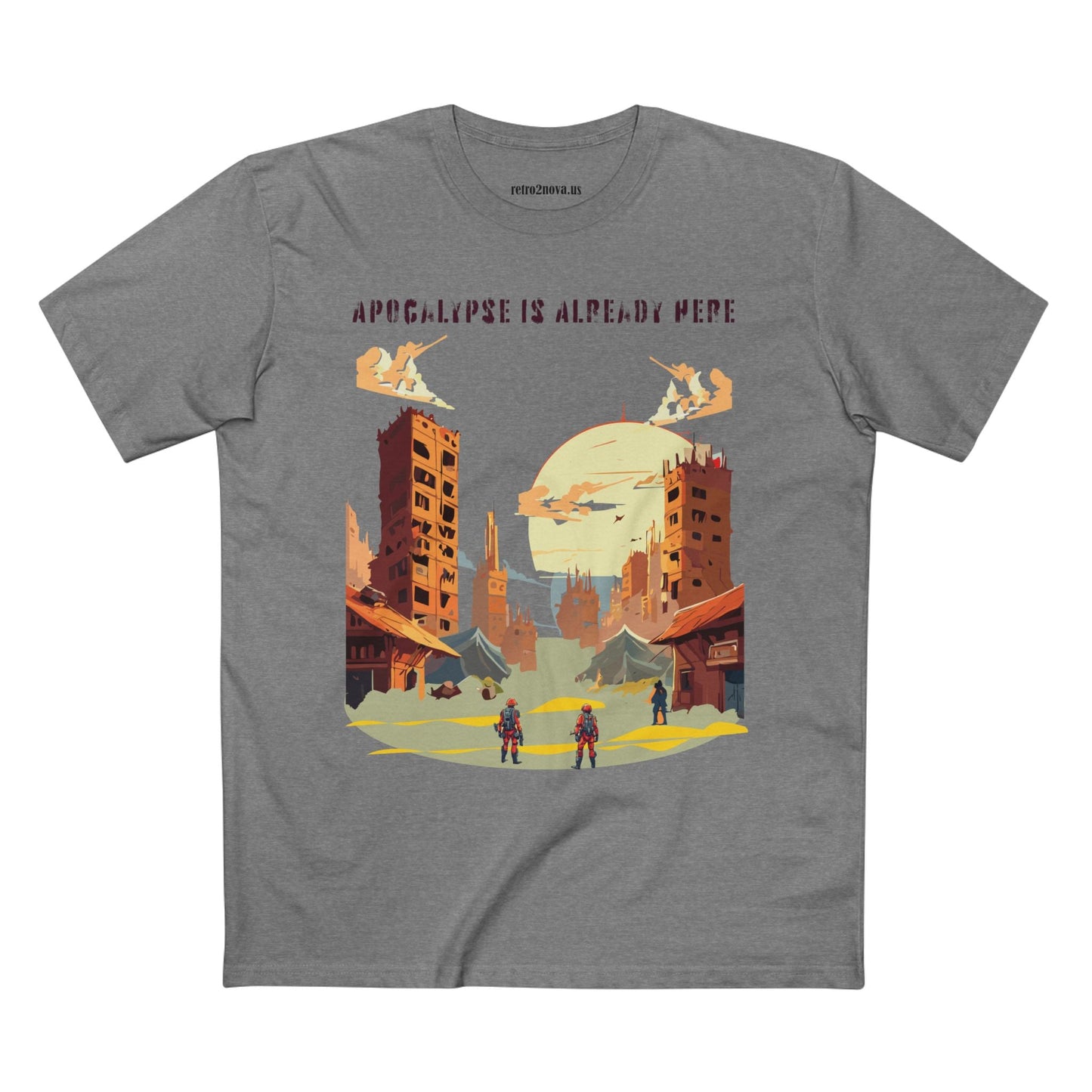 Unisex Premium Cotton Staple Tee With Original Art Design From Retro2Nova Art Collection