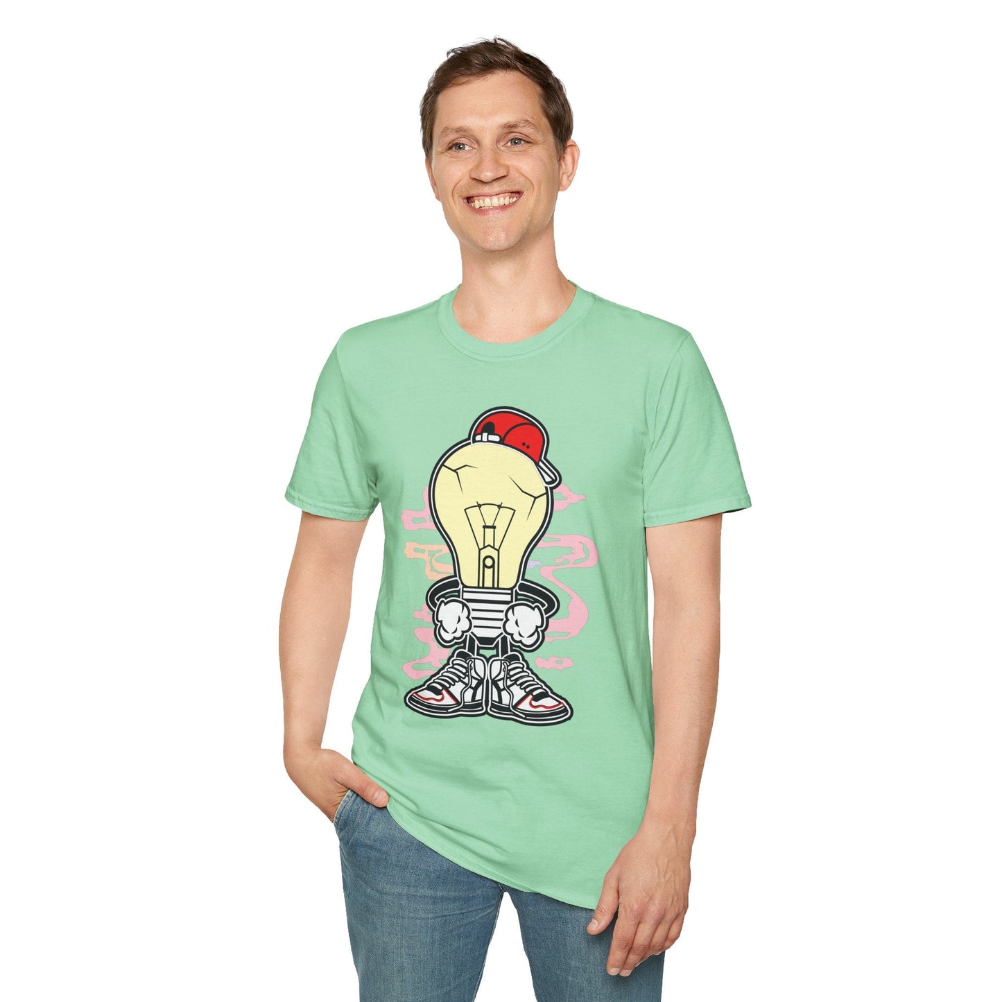 Cartoon T Shirt Animation Tee Funny Graphic Unisex Gildan Softstyle 64000 Cotton Tee