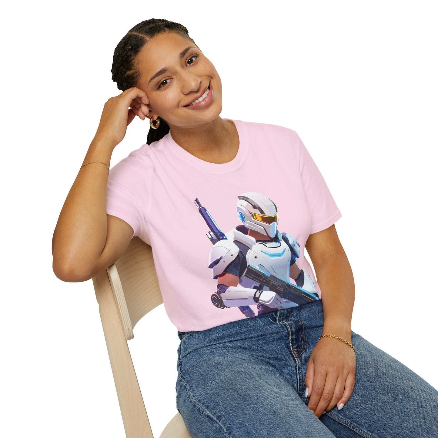 Robocop T Shirt Unisex Softstyle 64000 Gildan 100 Percent Ring Spun Cotton Graphic Tee