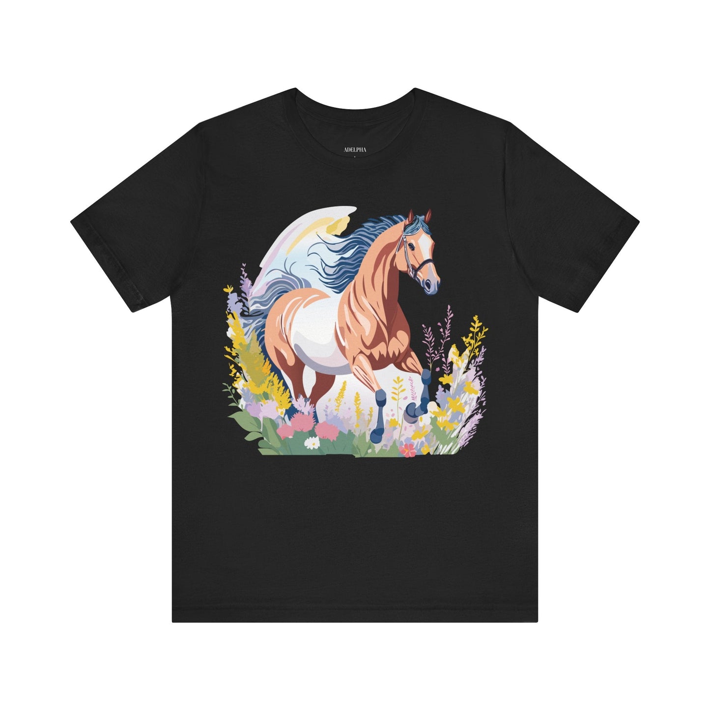 Horse Graphic Unisex 100 Cotton Vintage Animal Art T-Shirt 4