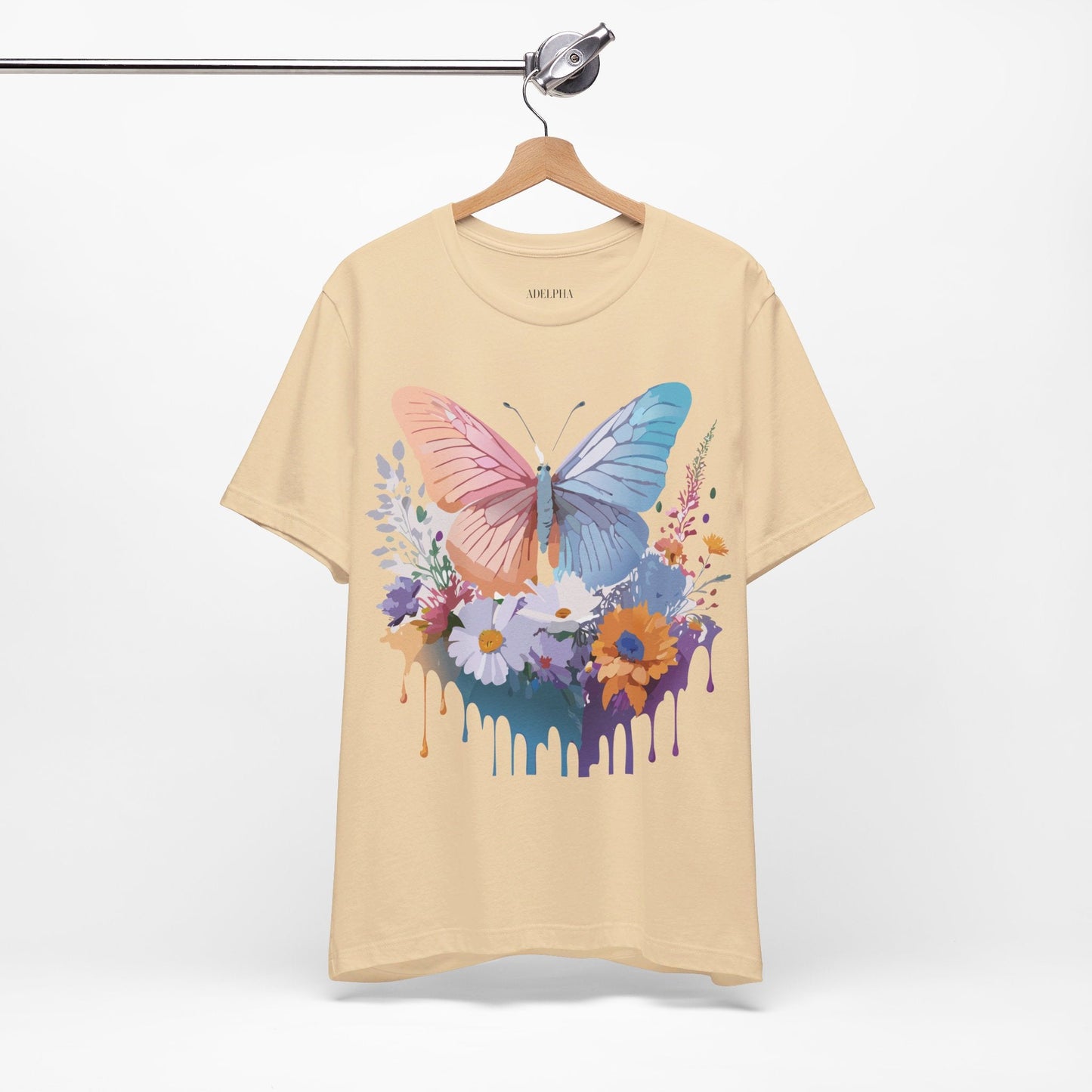 Butterfly Graphic T Shirt Unisex Adelpha Artwork Tee Vintage Style