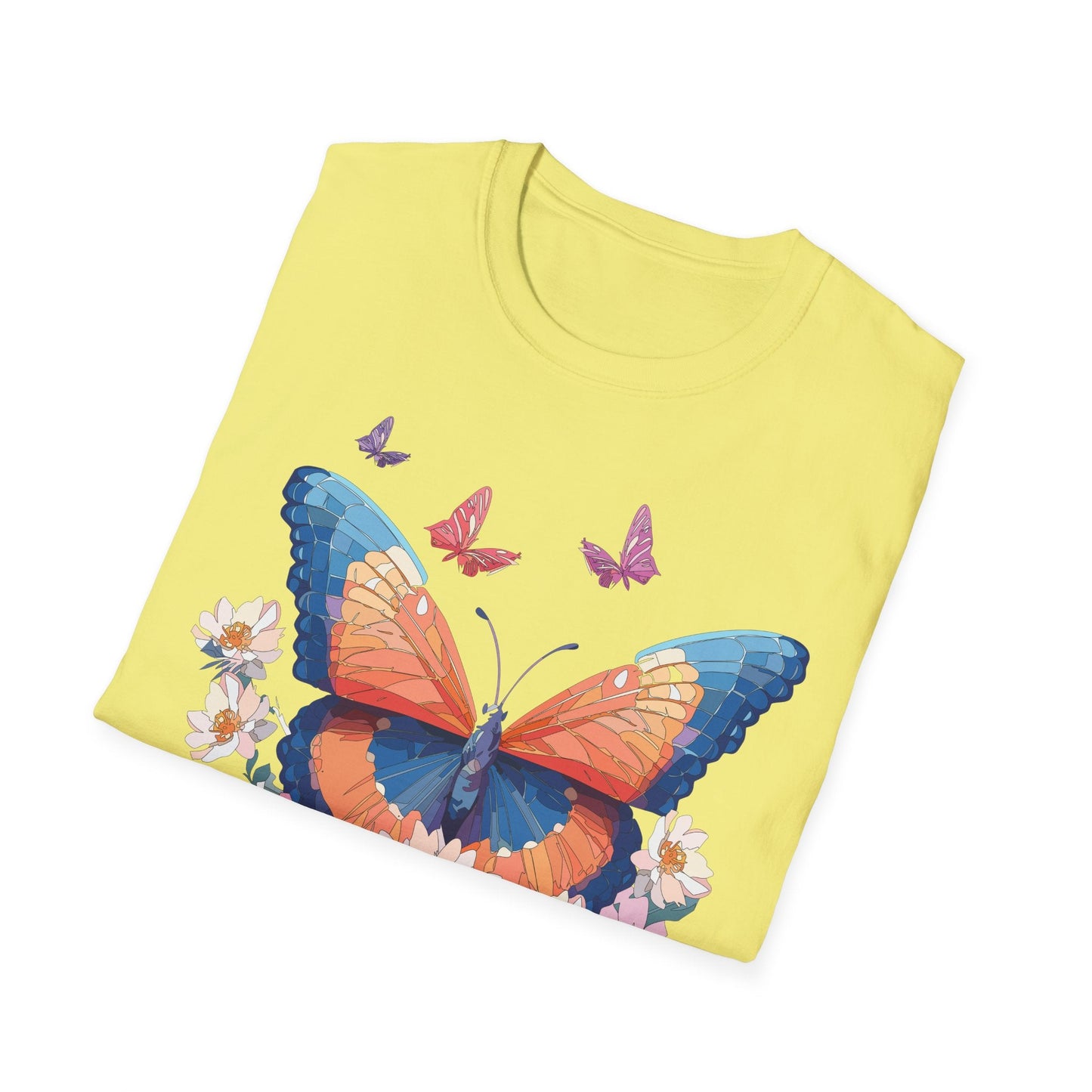 Monarch Butterfly Unisex Softstyle Tee Gildan 64000 Lightweight Breathable 100 Cotton Tee