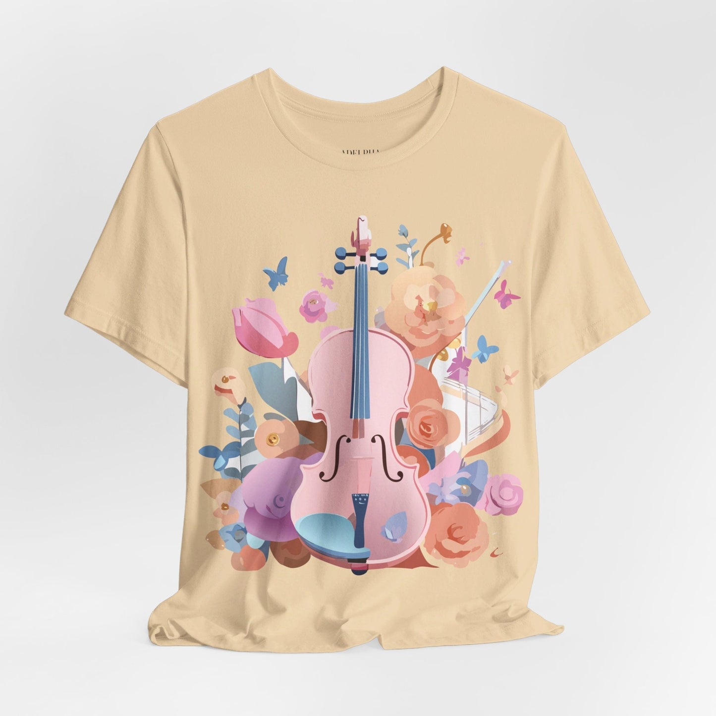 Adelpha Graphic Tee Unisex Short Sleeve Art Design Vintage Inspired Music T Shirt