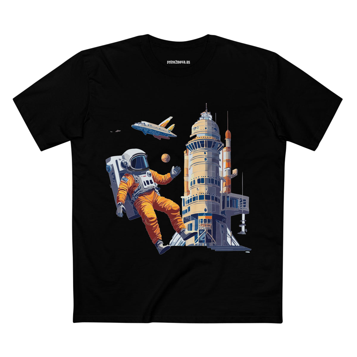 Cosmos Astronaut Graphic Tee Staple Unisex 100 Cotton Tee Shirt - CS-32