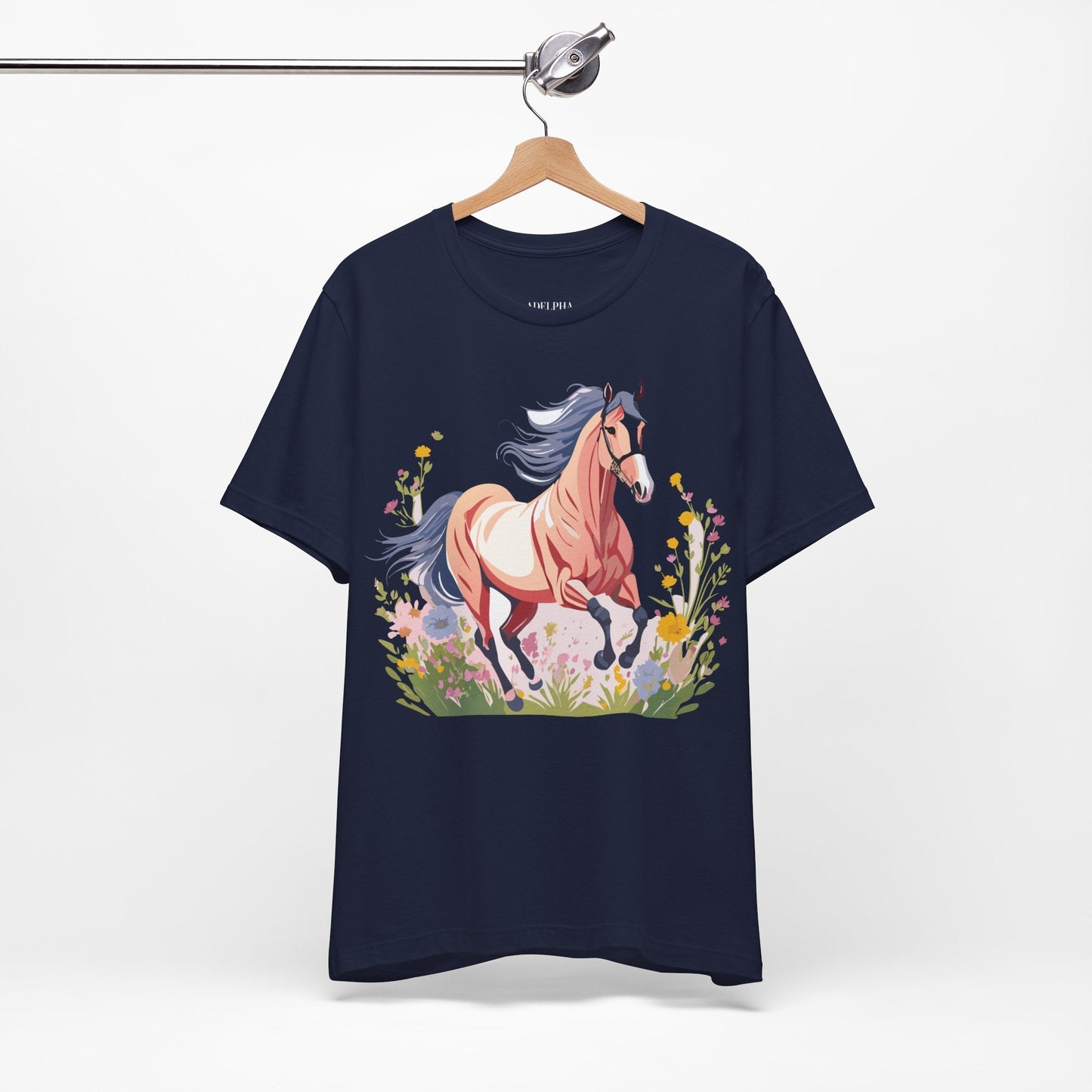 Horse Graphic Unisex 100 Cotton Vintage Animal Art T-Shirt 8