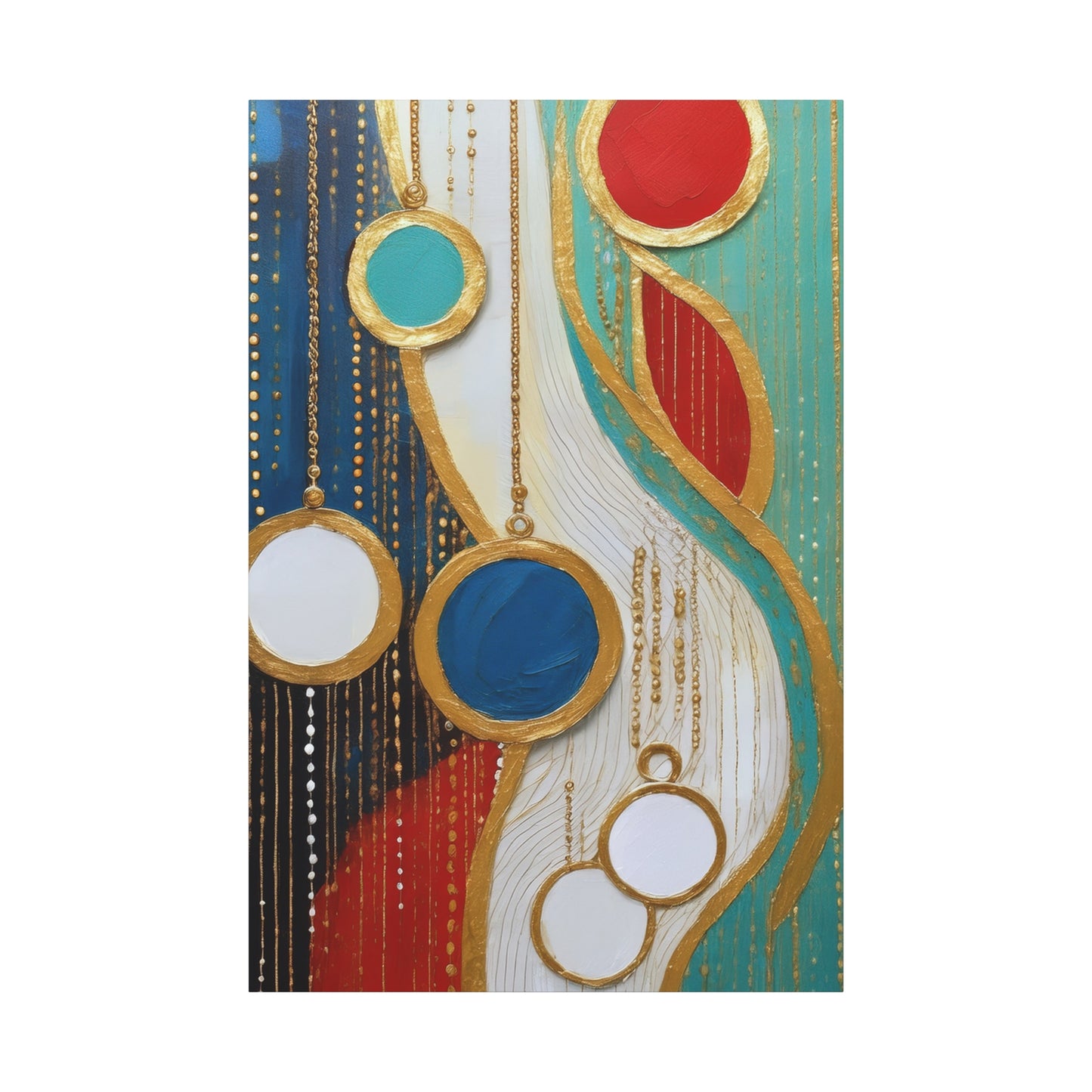 Abstract Oil Painting Print Canvas 20x24,20x30,24x30 24x32,24x36,30x40 32x48,36x48,40x60 Pine-Wood Inner Frame ABS-103