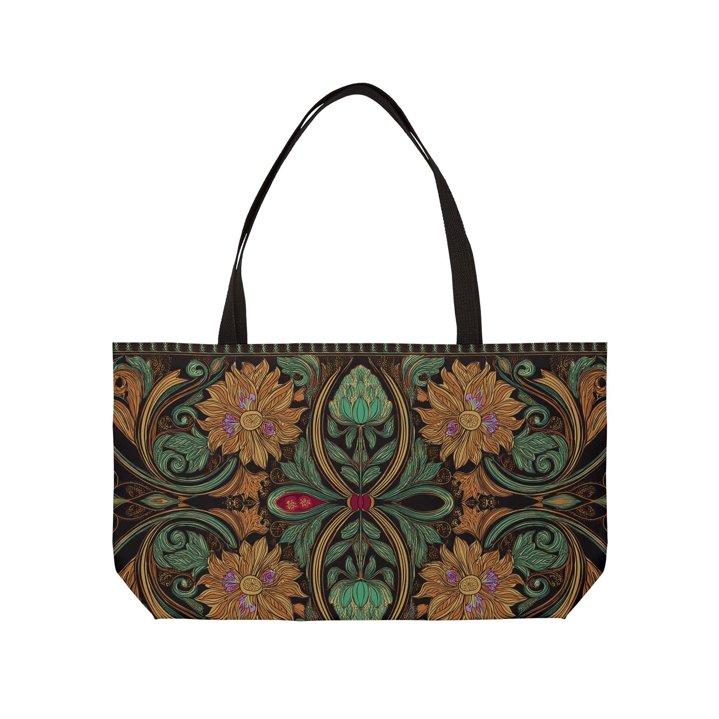 Ornament Print Big Bag High-Quality 100% Spun Poly 24x13 Canvas Art Bag OR-7