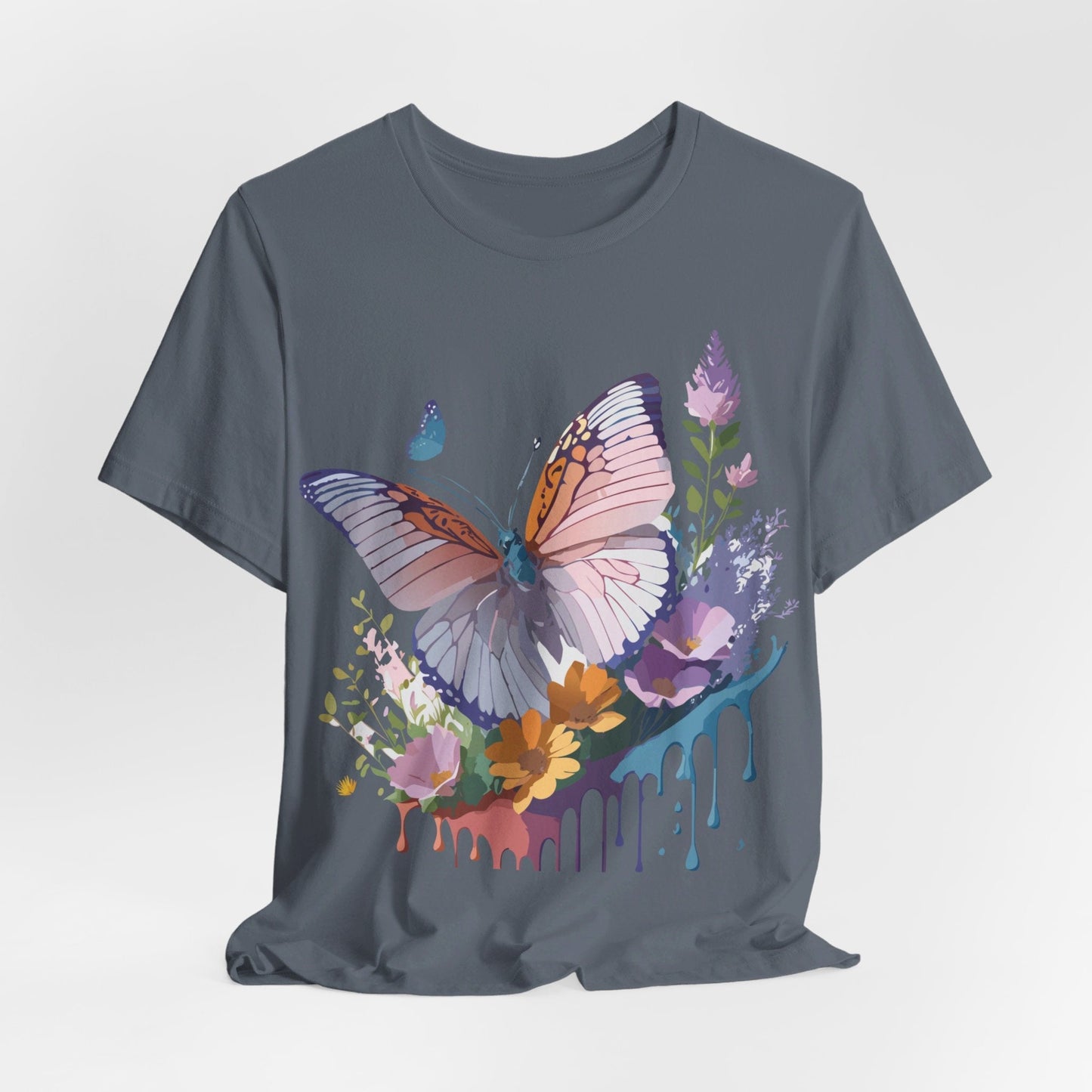 Butterfly Graphic Tee Unisex Adelpha Vintage Inspired Art Design Tee