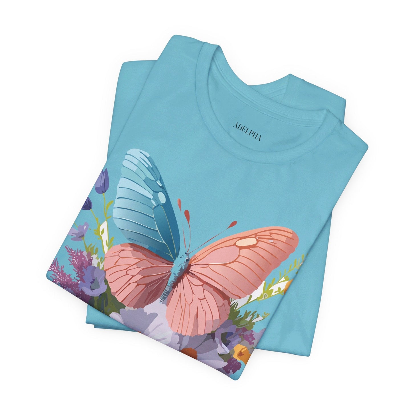 Butterfly Graphic Tee Unisex Art Design Shirt With Vintage Adelpha Artwork