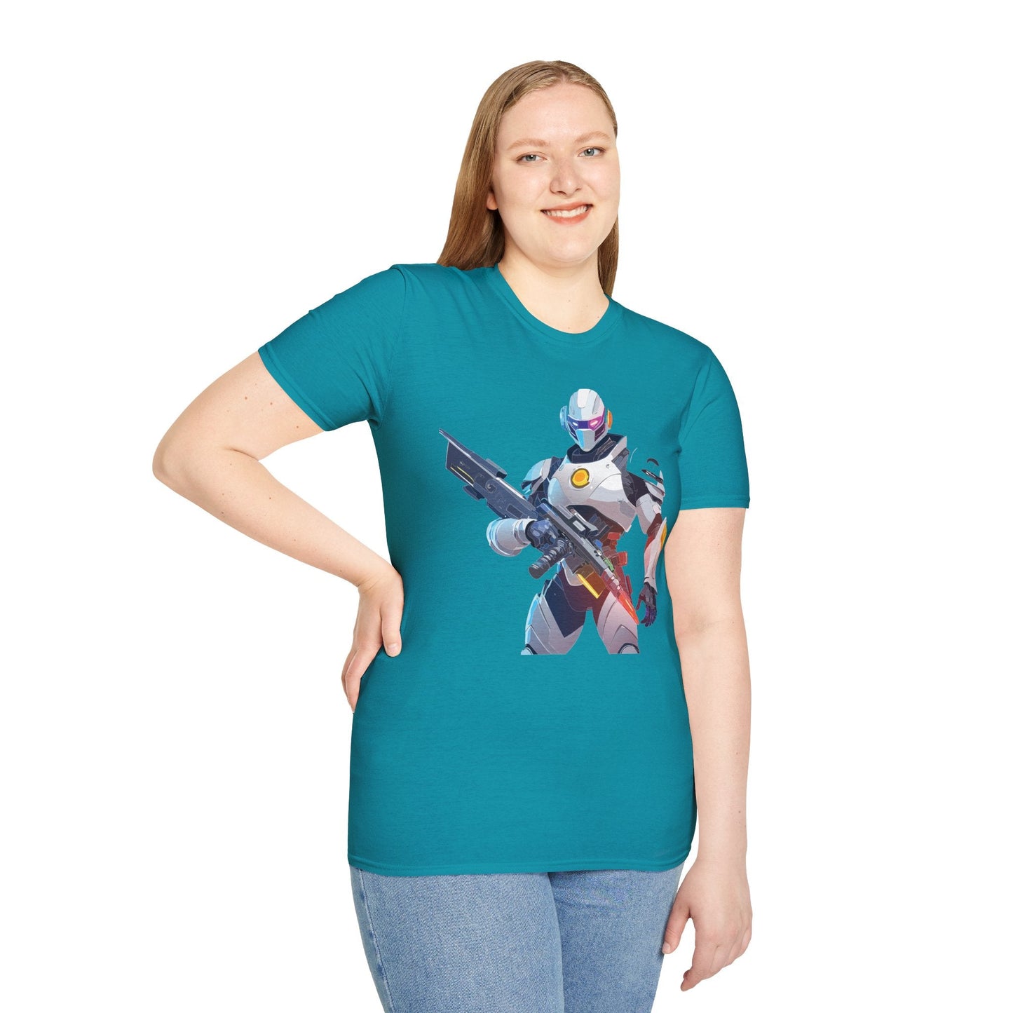 Unisex Robocop T Shirt Graphic With Classic Robocop Design Softstyle 100 Cotton Tee